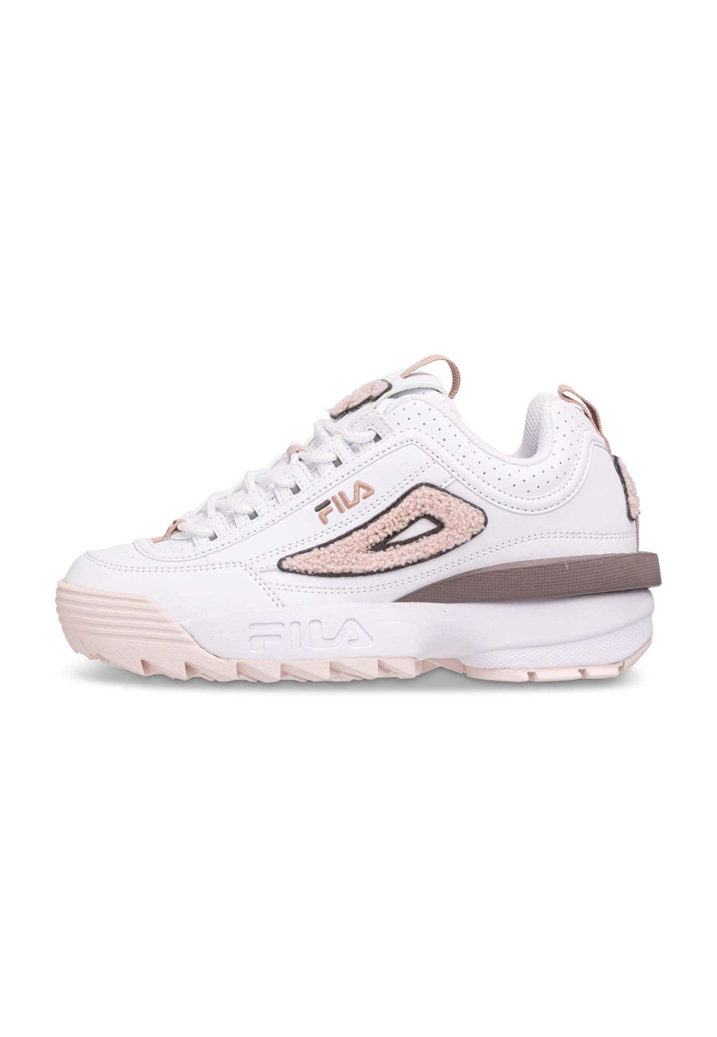 Scarpe da ginnastica Disruptor Patch Wmn in White-Pale Mauve Fila   