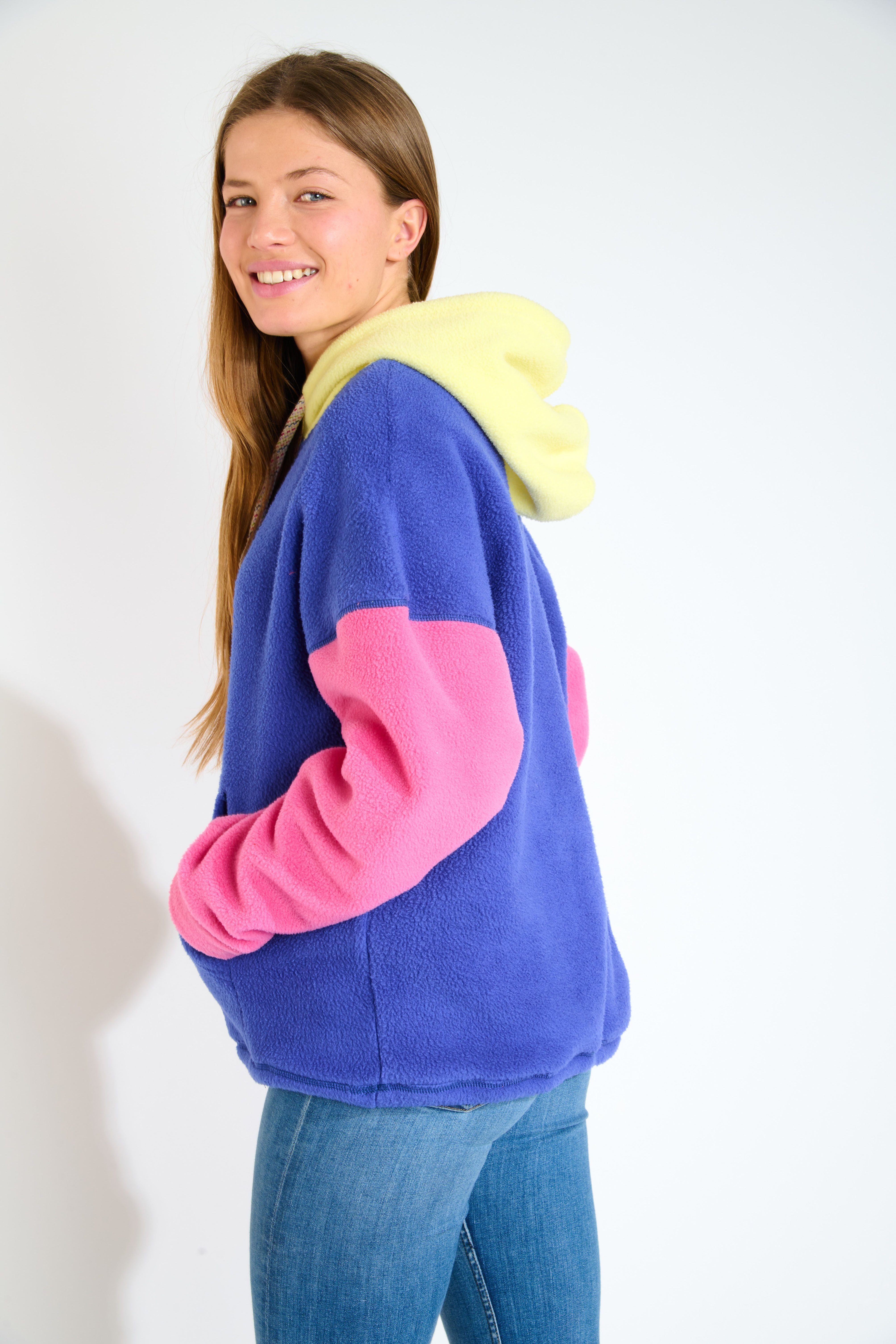 Felpa con cappuccio FJORD-HILLSIDE in Encre Hoodie Banana Moon