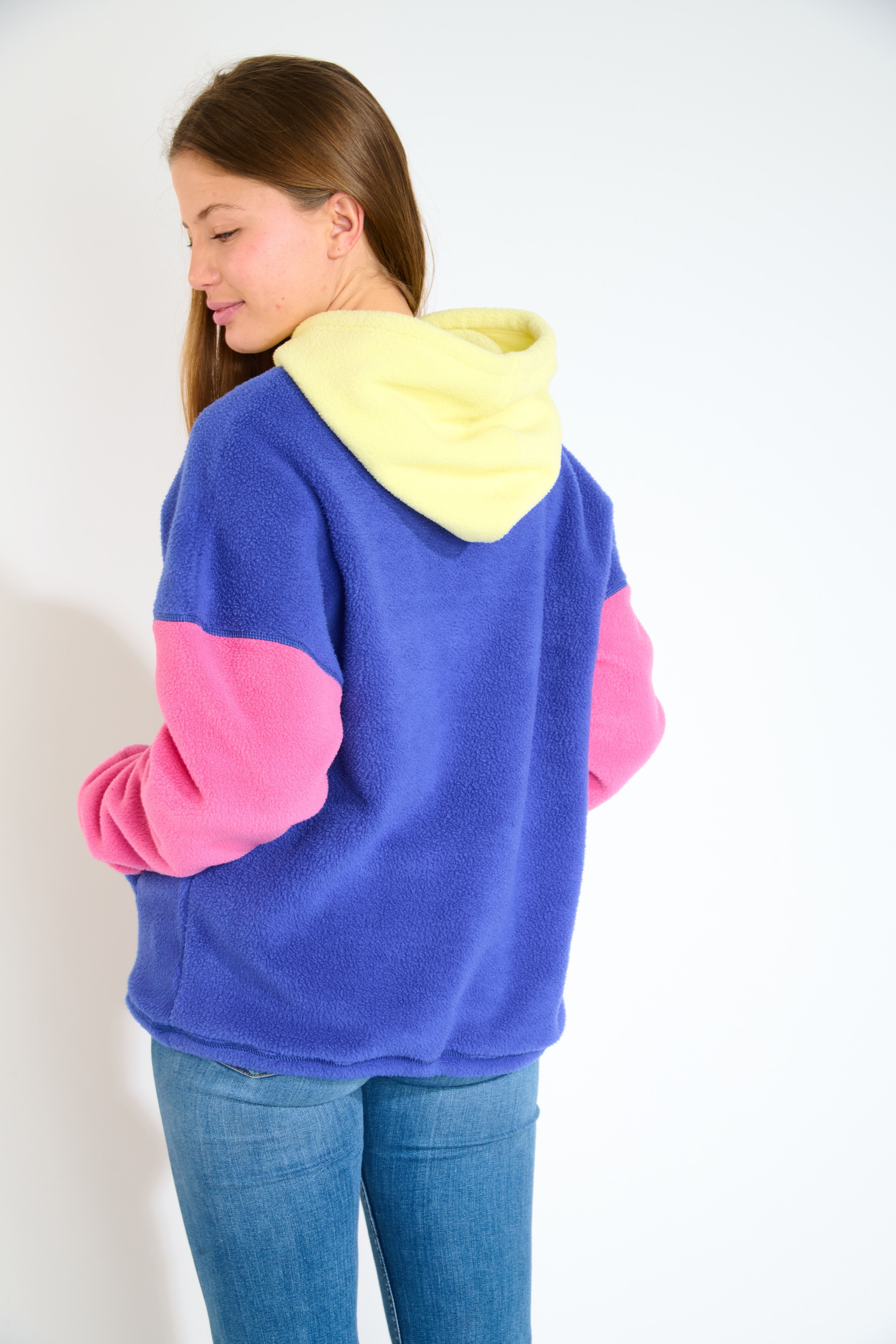 Felpa con cappuccio FJORD-HILLSIDE in Encre Hoodie Banana Moon