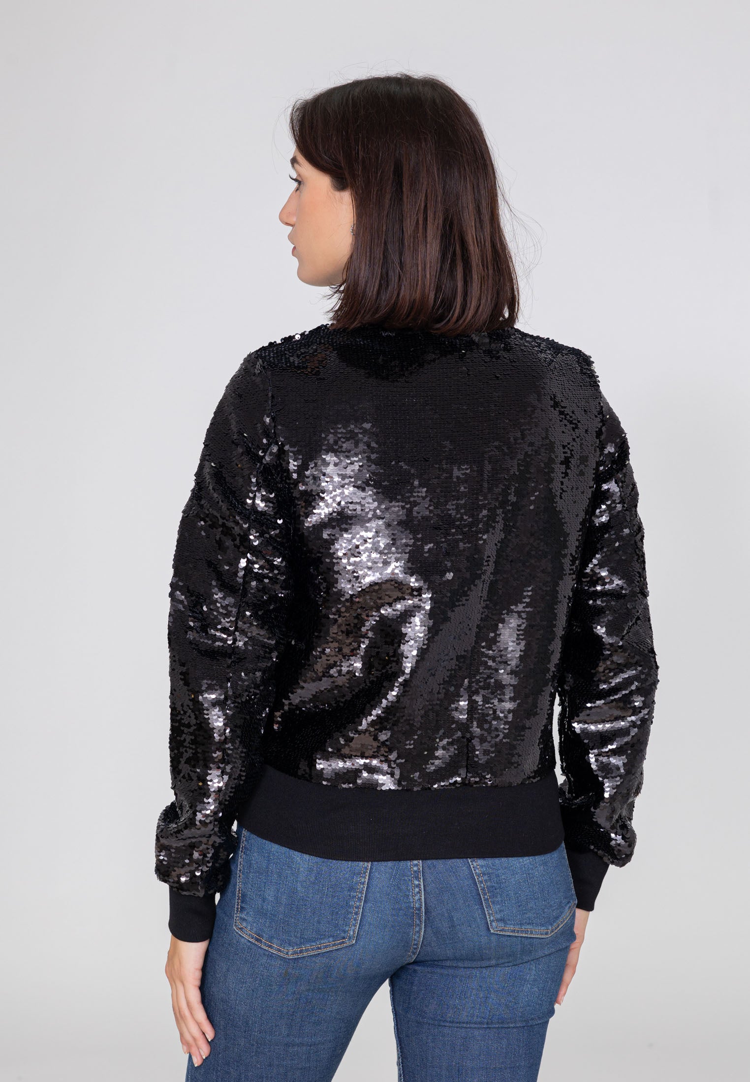 Giacca bomber Glitter W in Black Jackets Bombers Original   