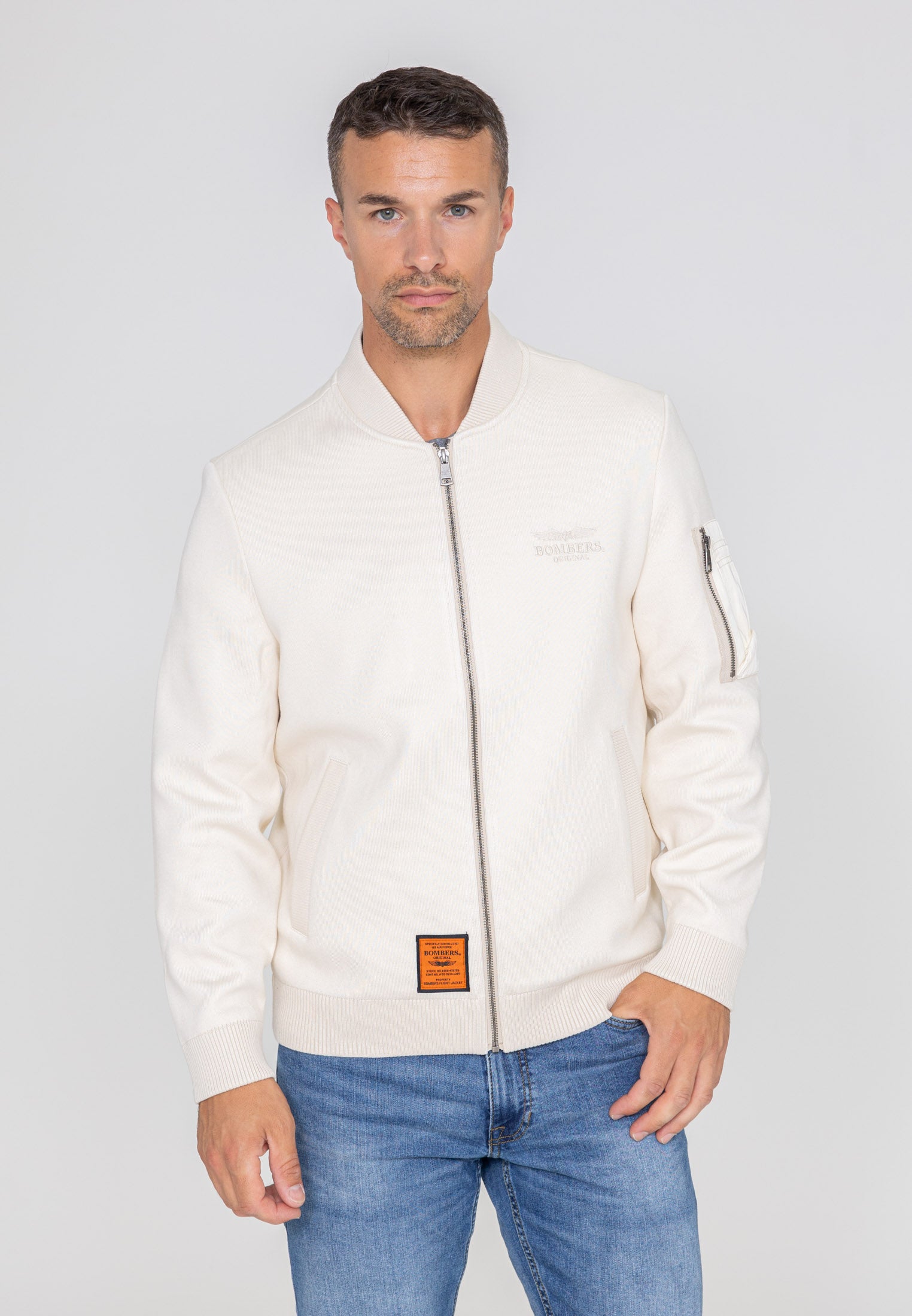 Giacca bomber Hays M in crema Bombers Original   