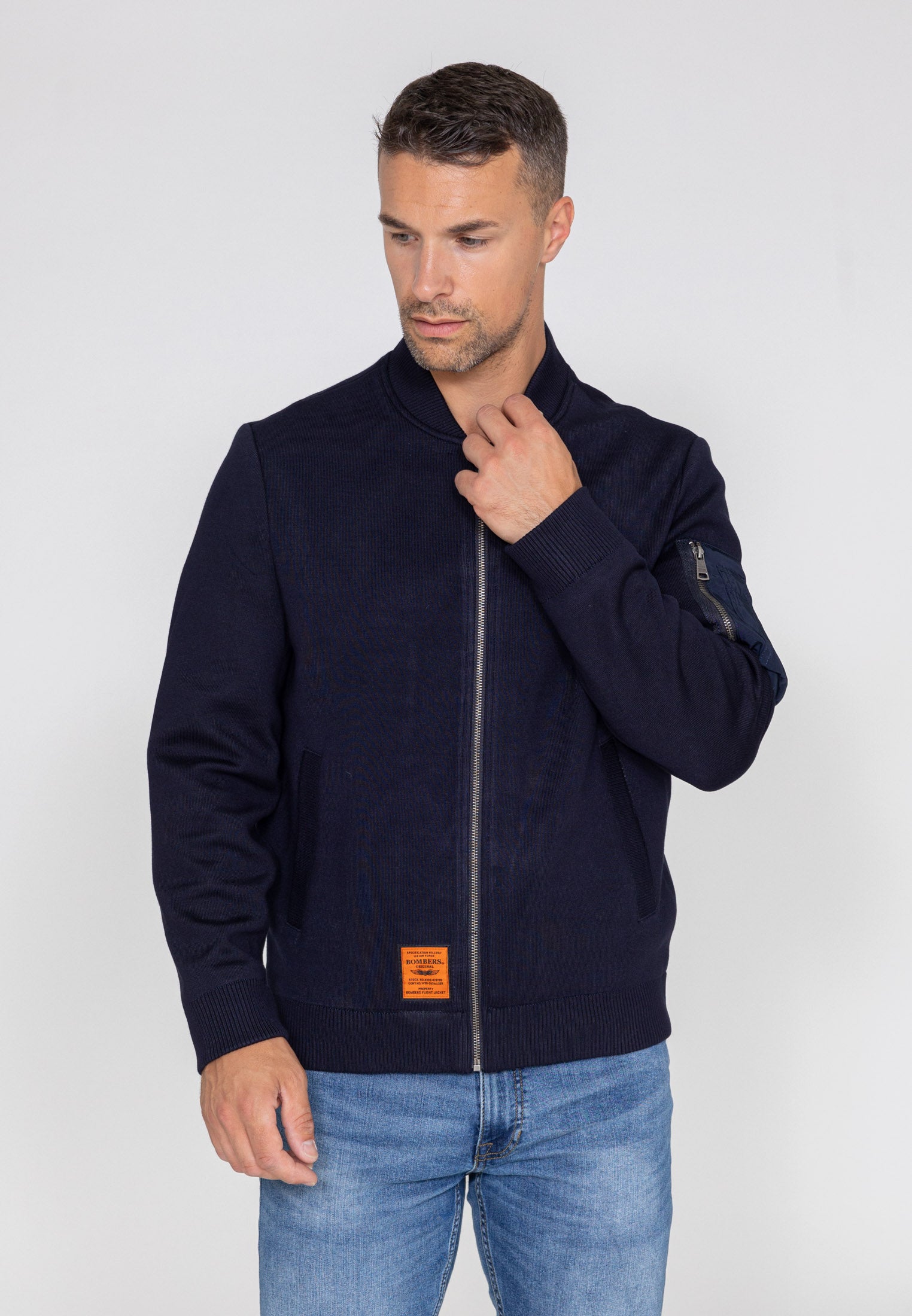 Giacca bomber Hays M in Navy Bombers Original   