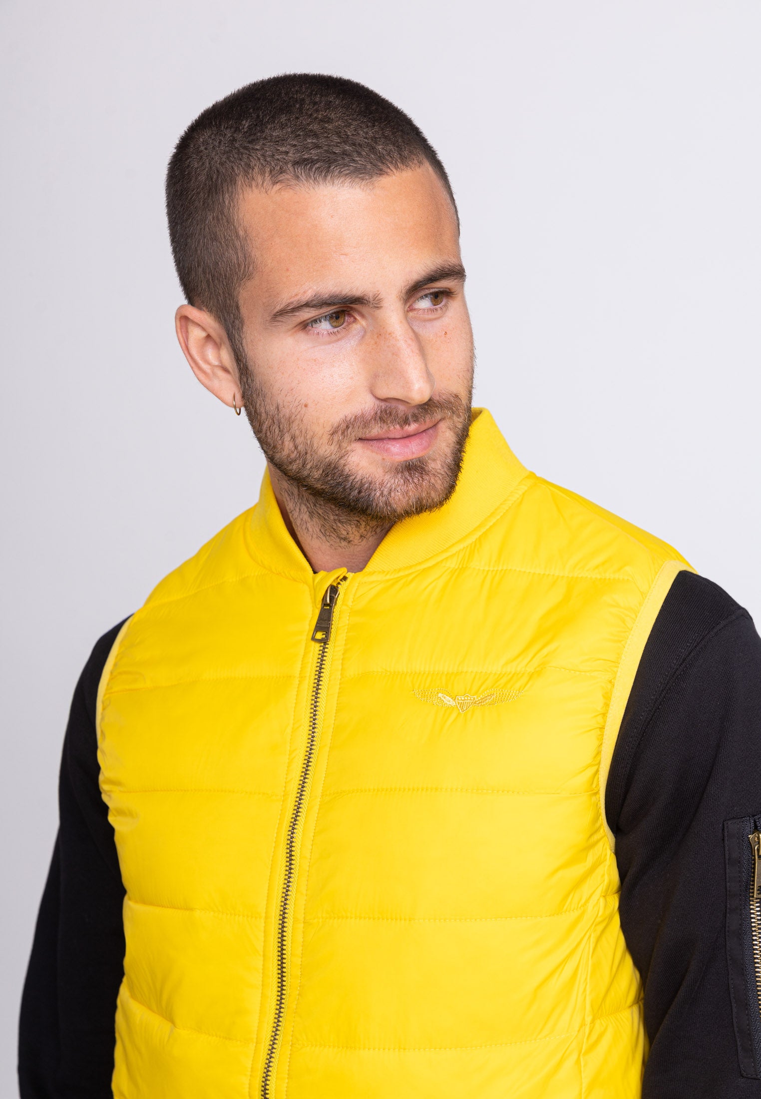 Gilet trapuntato Houston M in D.Yellow Jackets Bombers Original   