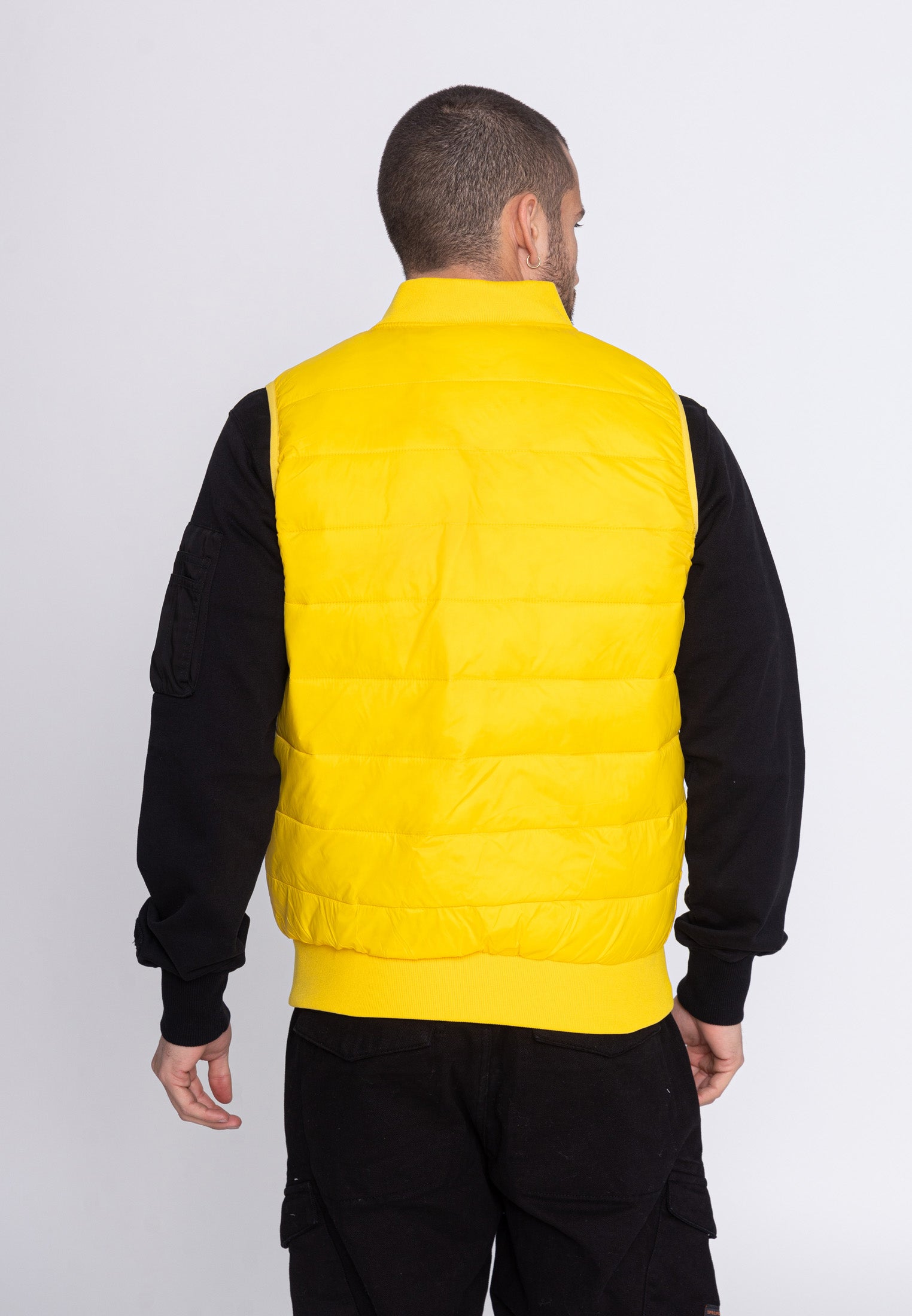 Gilet trapuntato Houston M in D.Yellow Jackets Bombers Original   