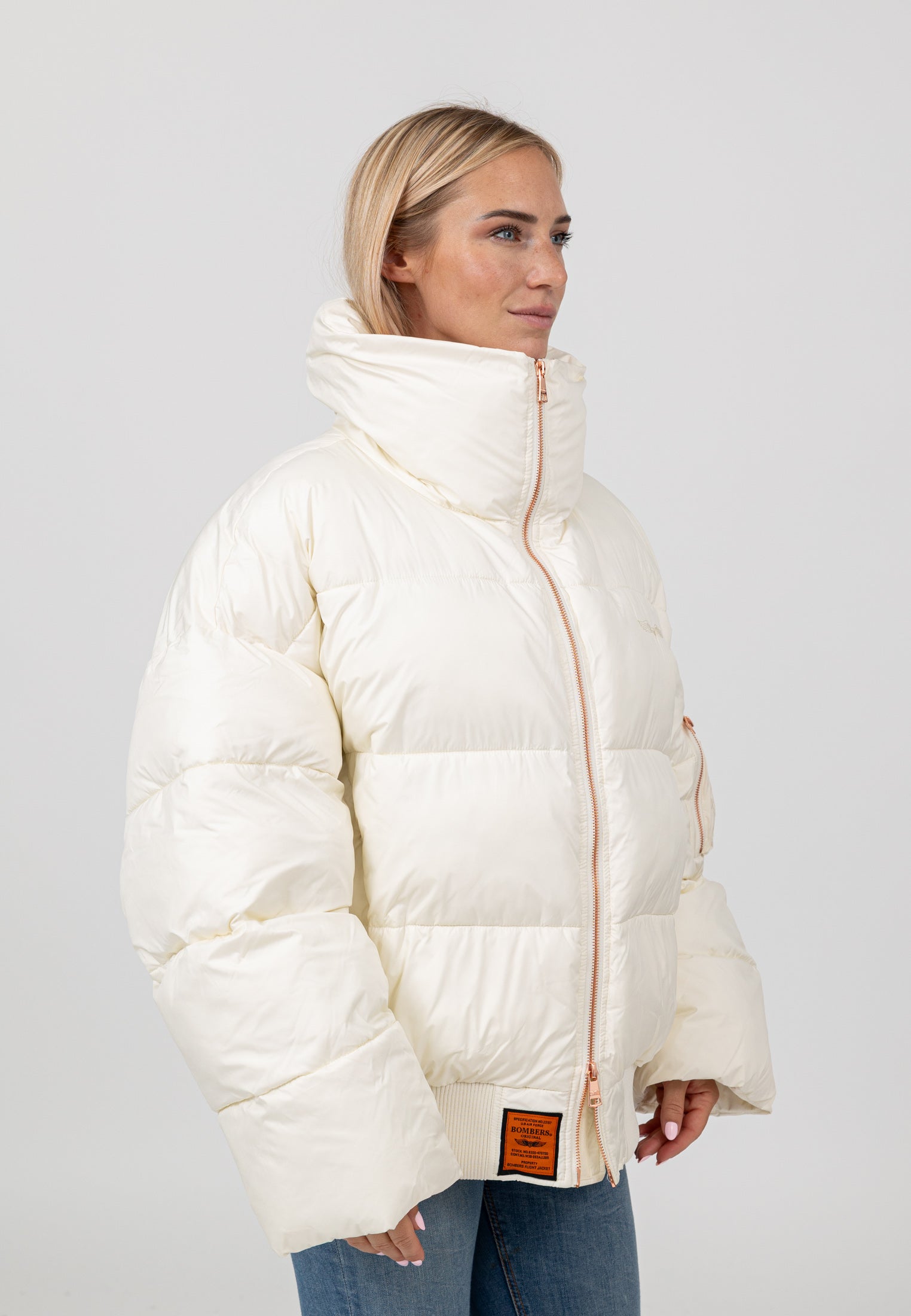 Hill-W in Giacche Bianche Bombers Original