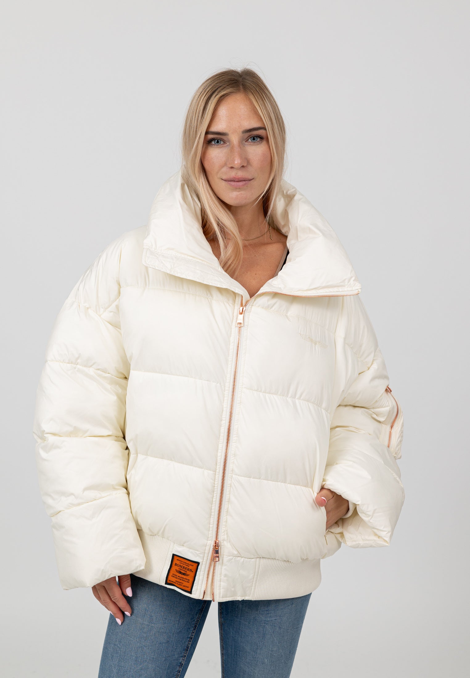 Hill-W in Giacche Bianche Bombers Original