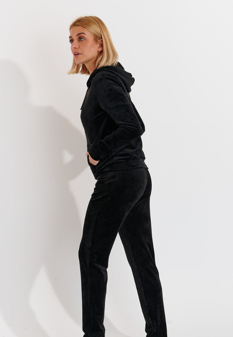 KEENAN-SEALAKE pantaloni da jogging in noir Pantaloni Banana Moon