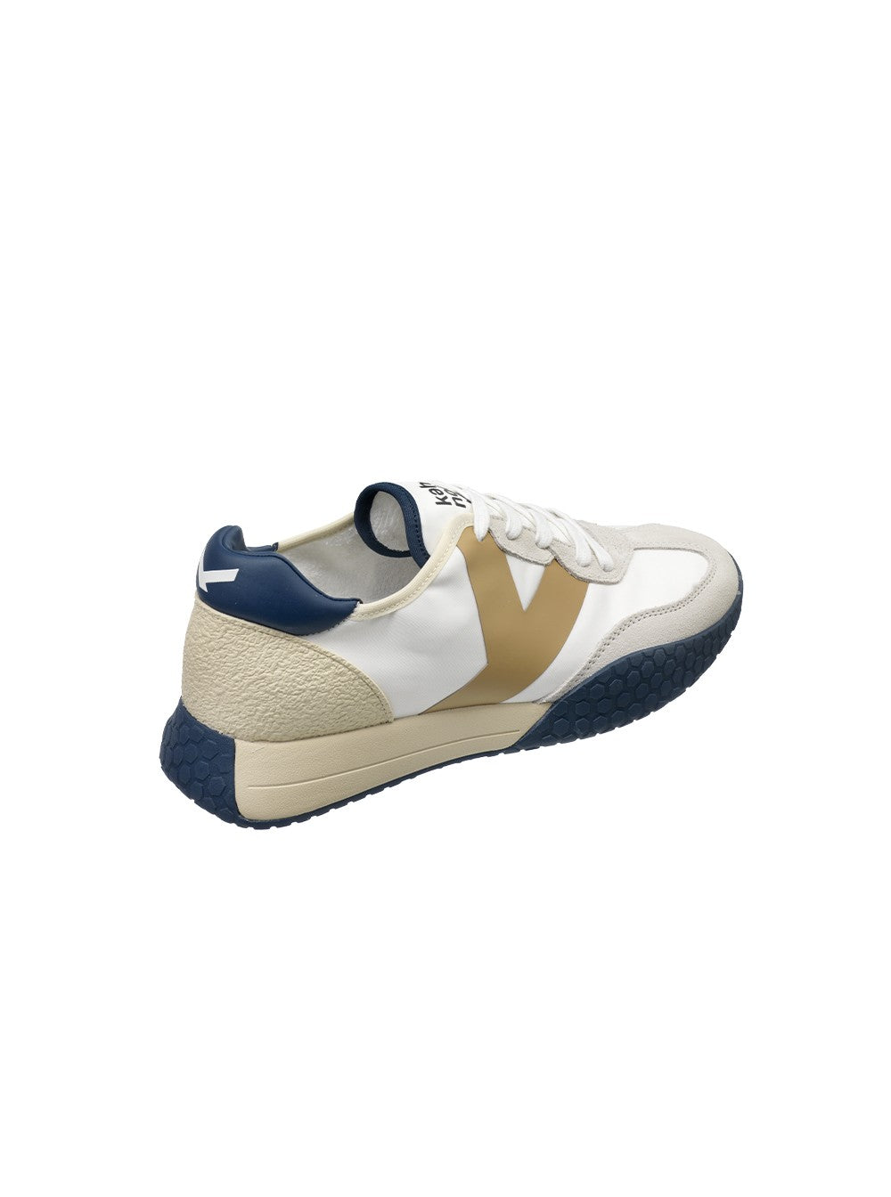 Ambasciatore in Bianco/Beige/Navy Sneakers Keh-Noo   