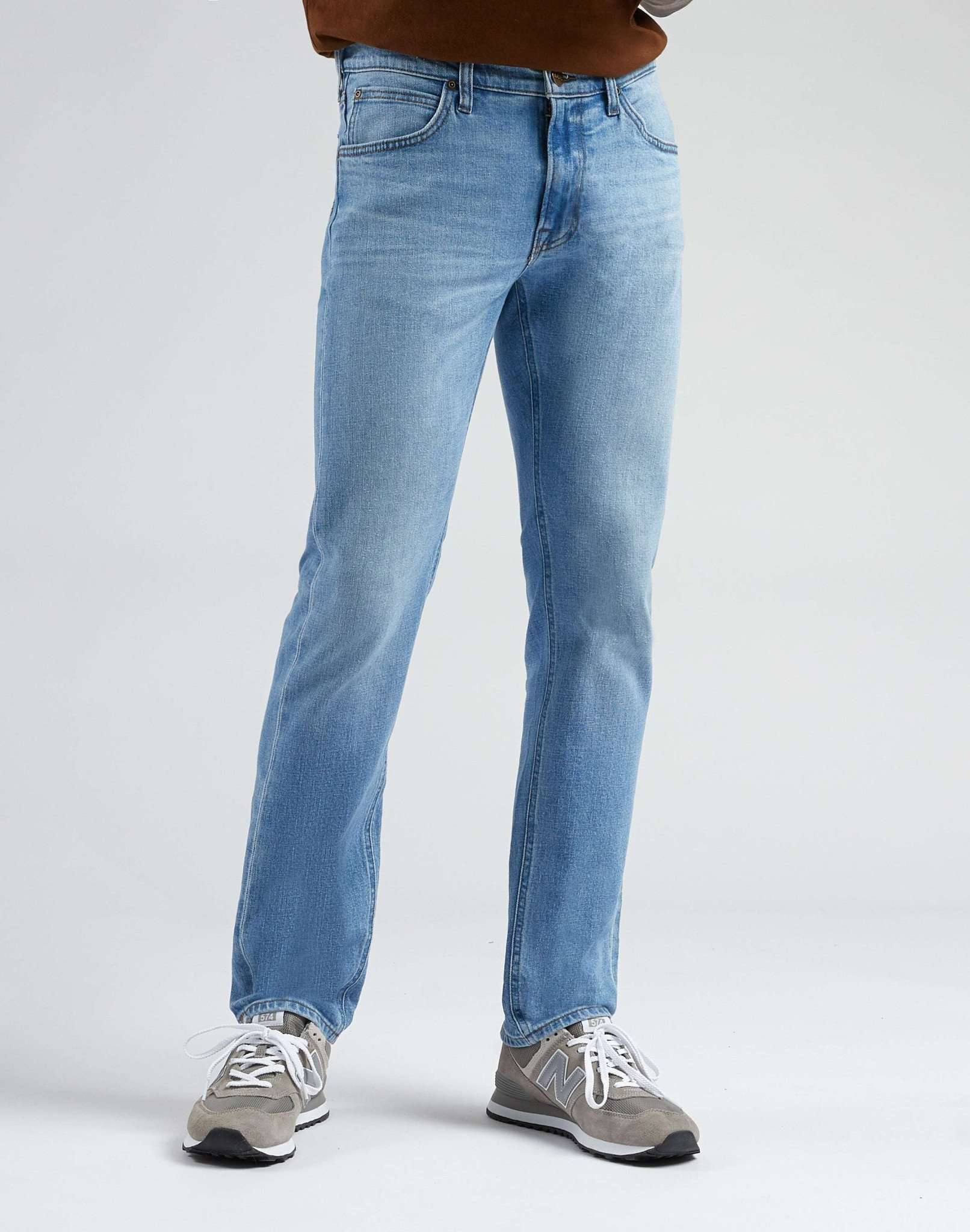 Daren Zip Fly in jeans cipria Lee   