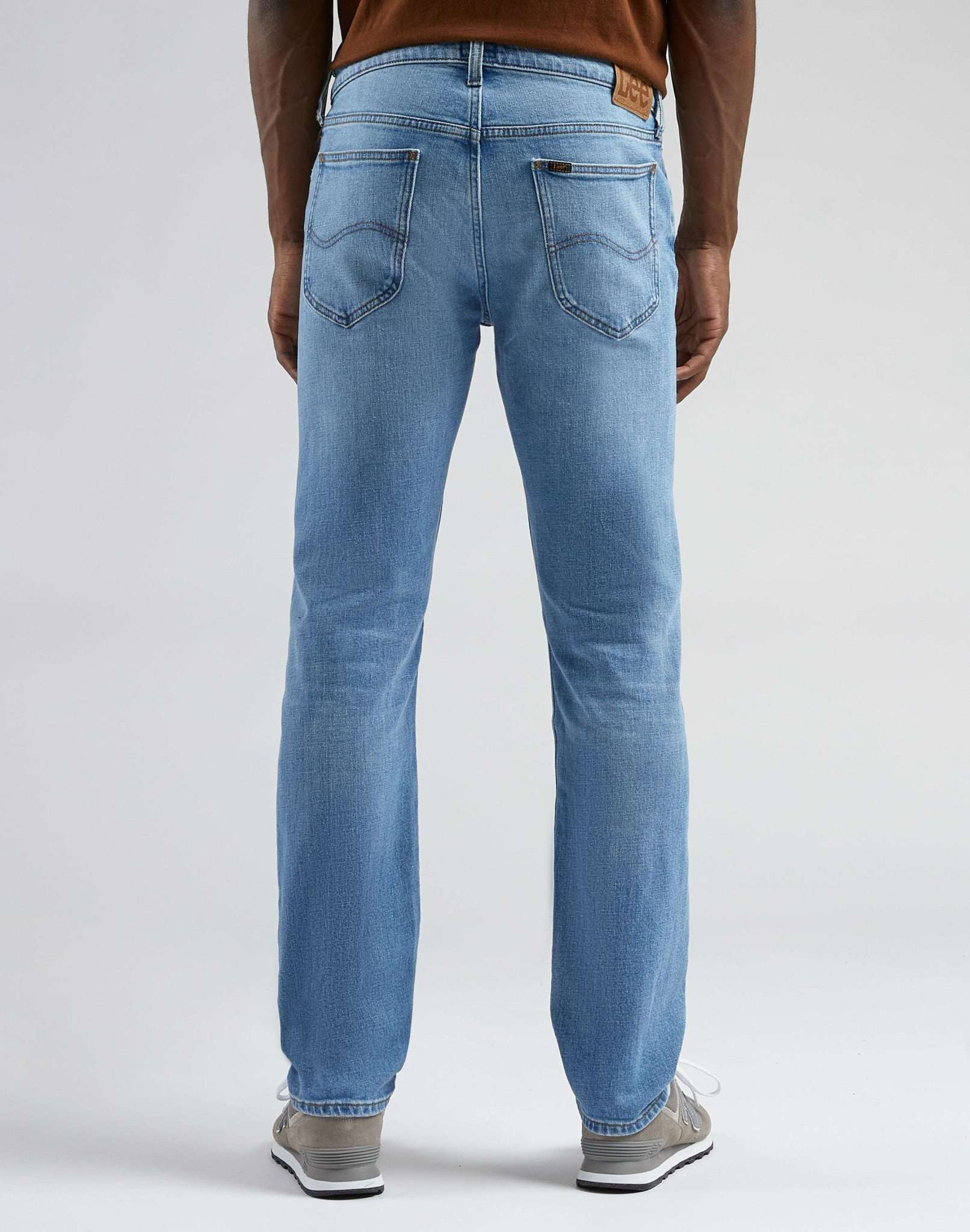 Daren Zip Fly in jeans cipria Lee   