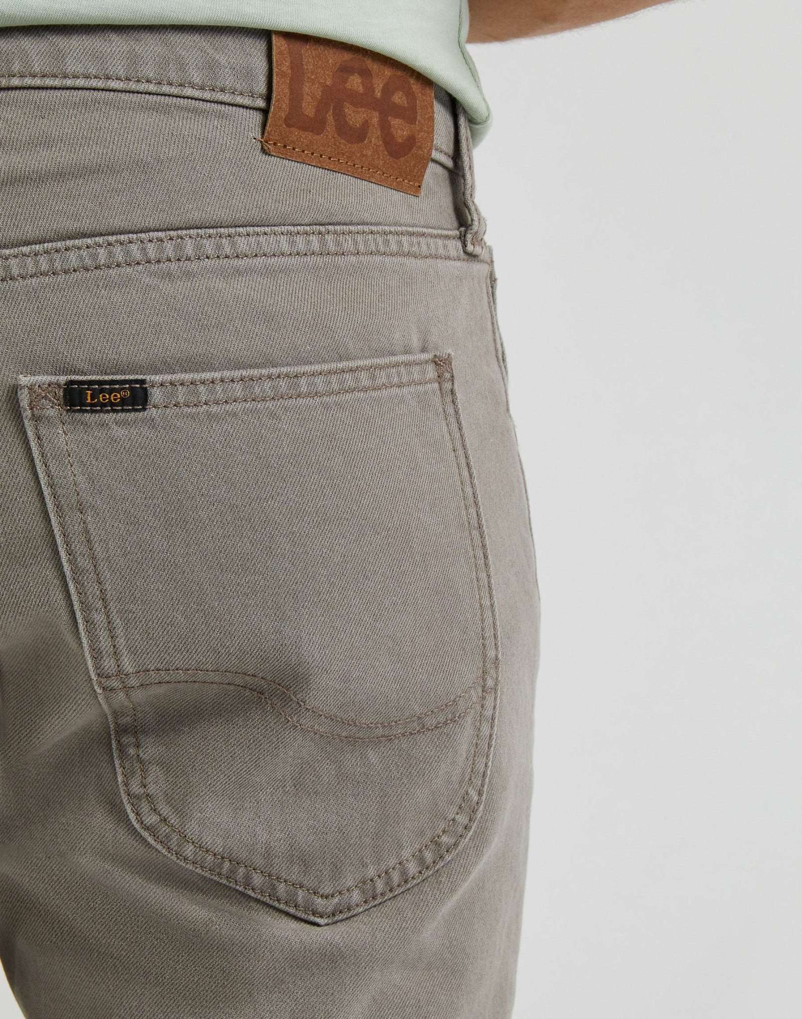 Pantaloni Luke Low Stretch in Mushroom Light Lee   