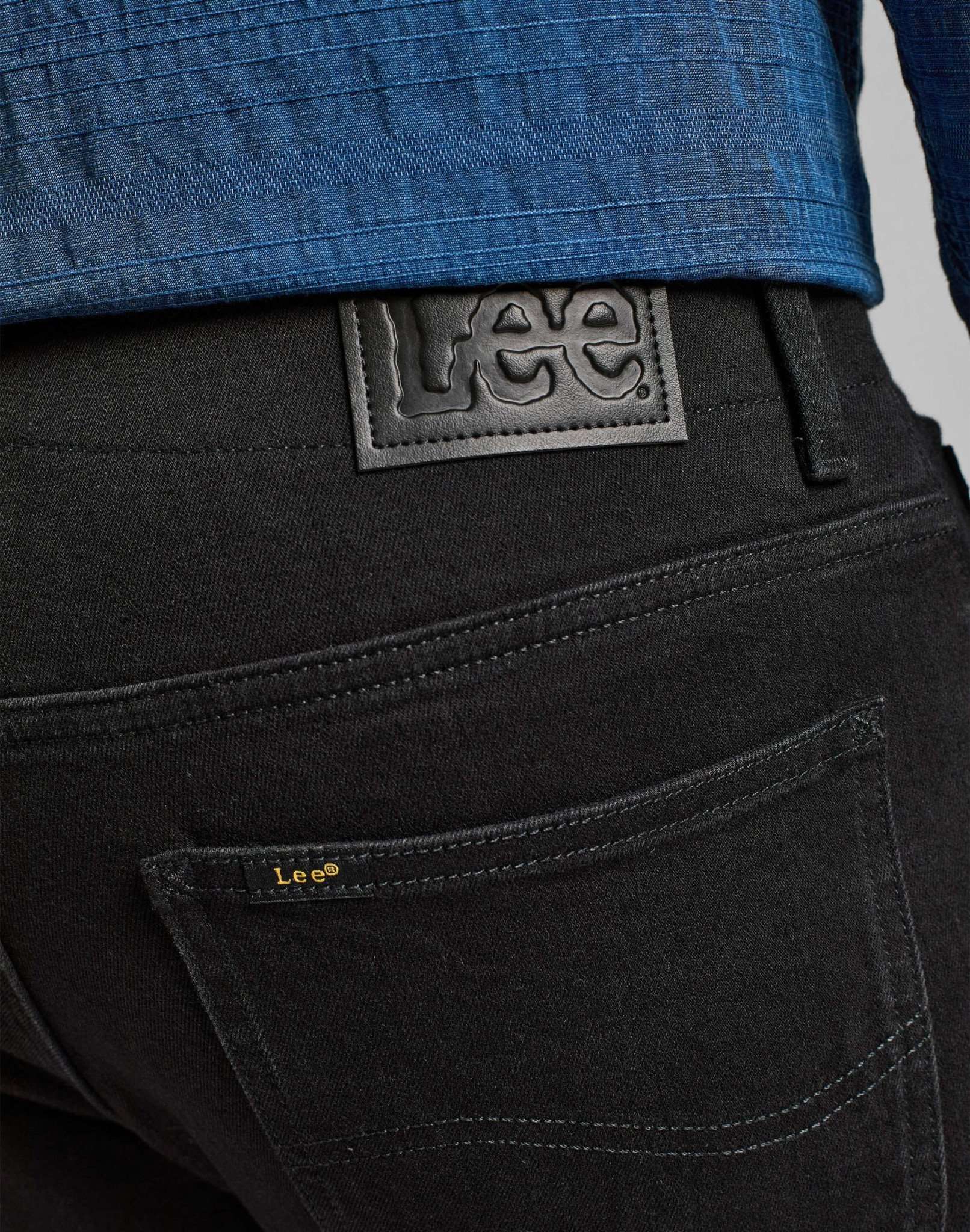 Jeans slim fit MVP in nero Lee   