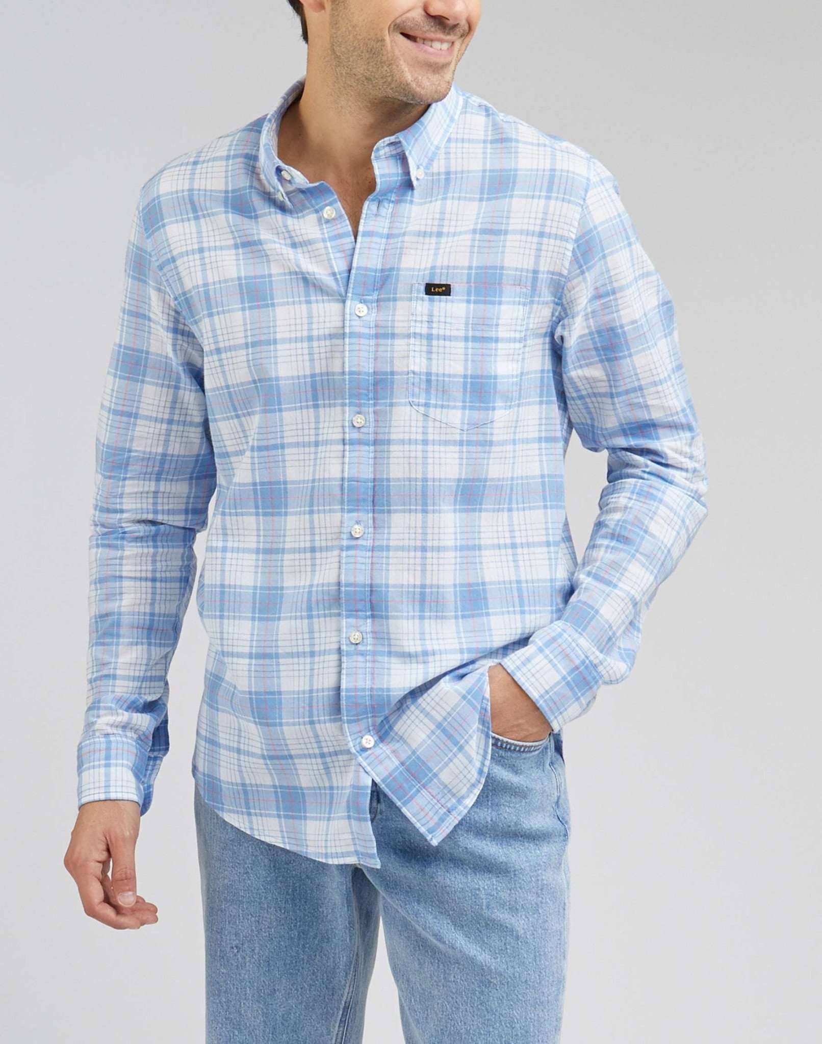 Camicia button down in camicie blu Prep Lee   