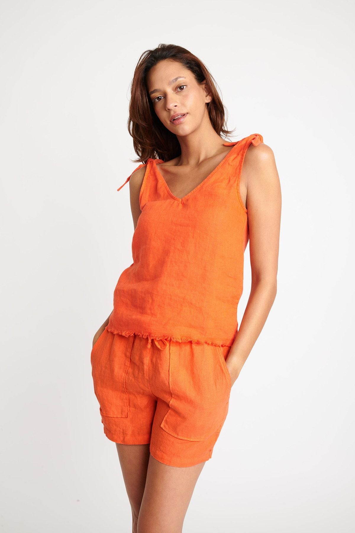 LOOMIS-HAWSTON Top in arancione Magliette Banana Moon