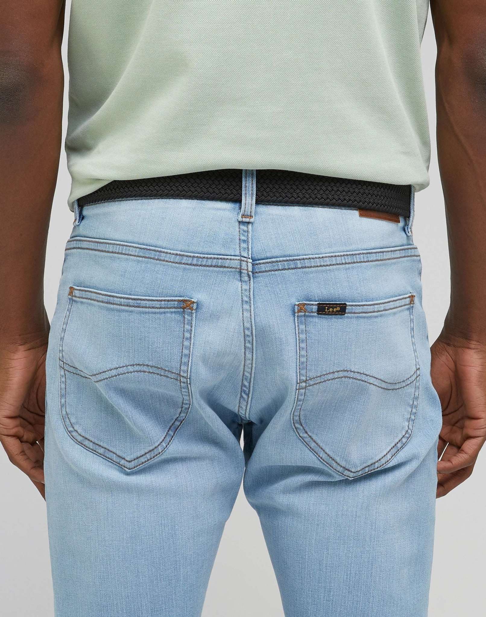 Cintura elastica in tessuto nero Cintura Lee   