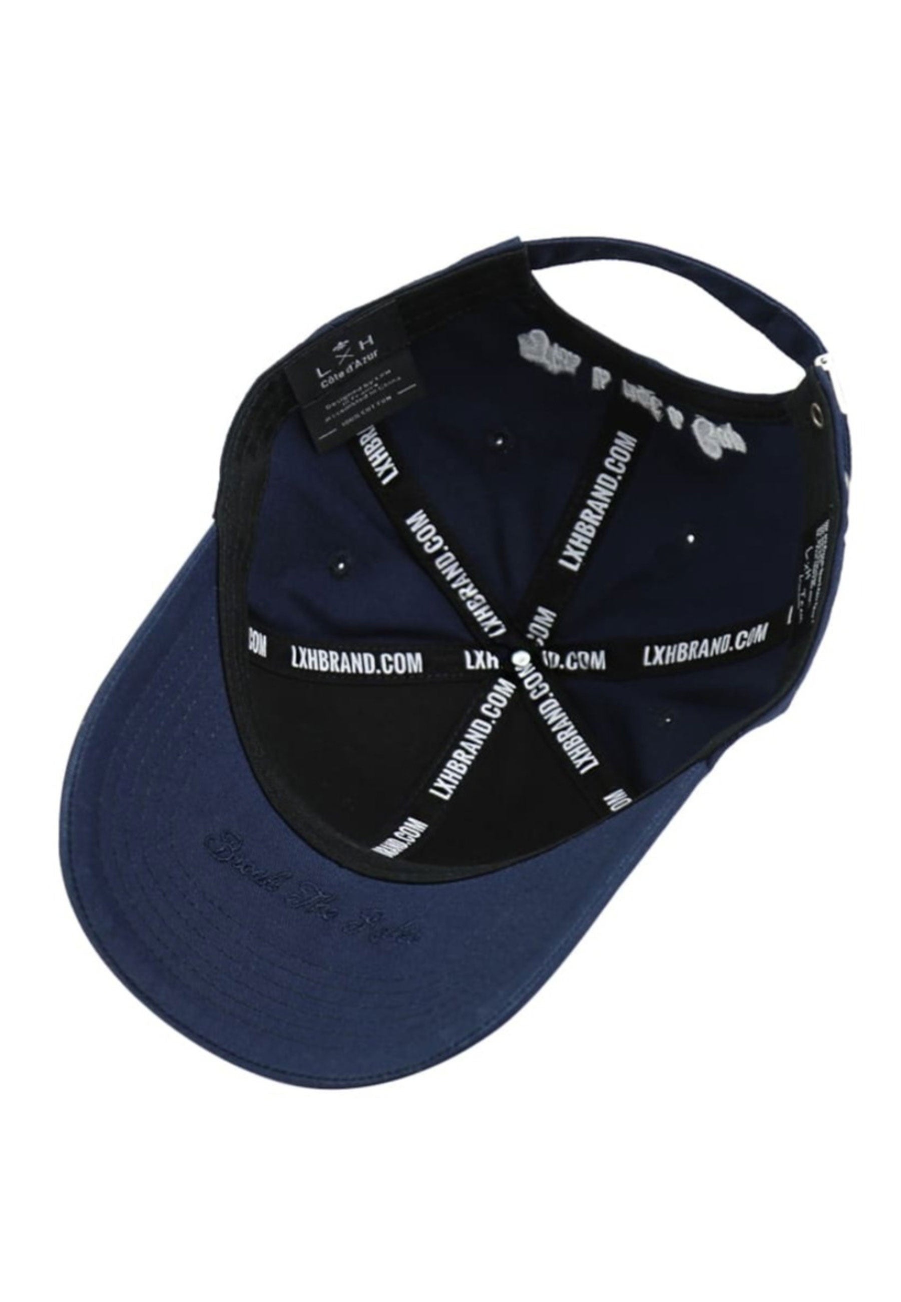 Casquette Coton - Paris in Bleu Marine Caps LXH   