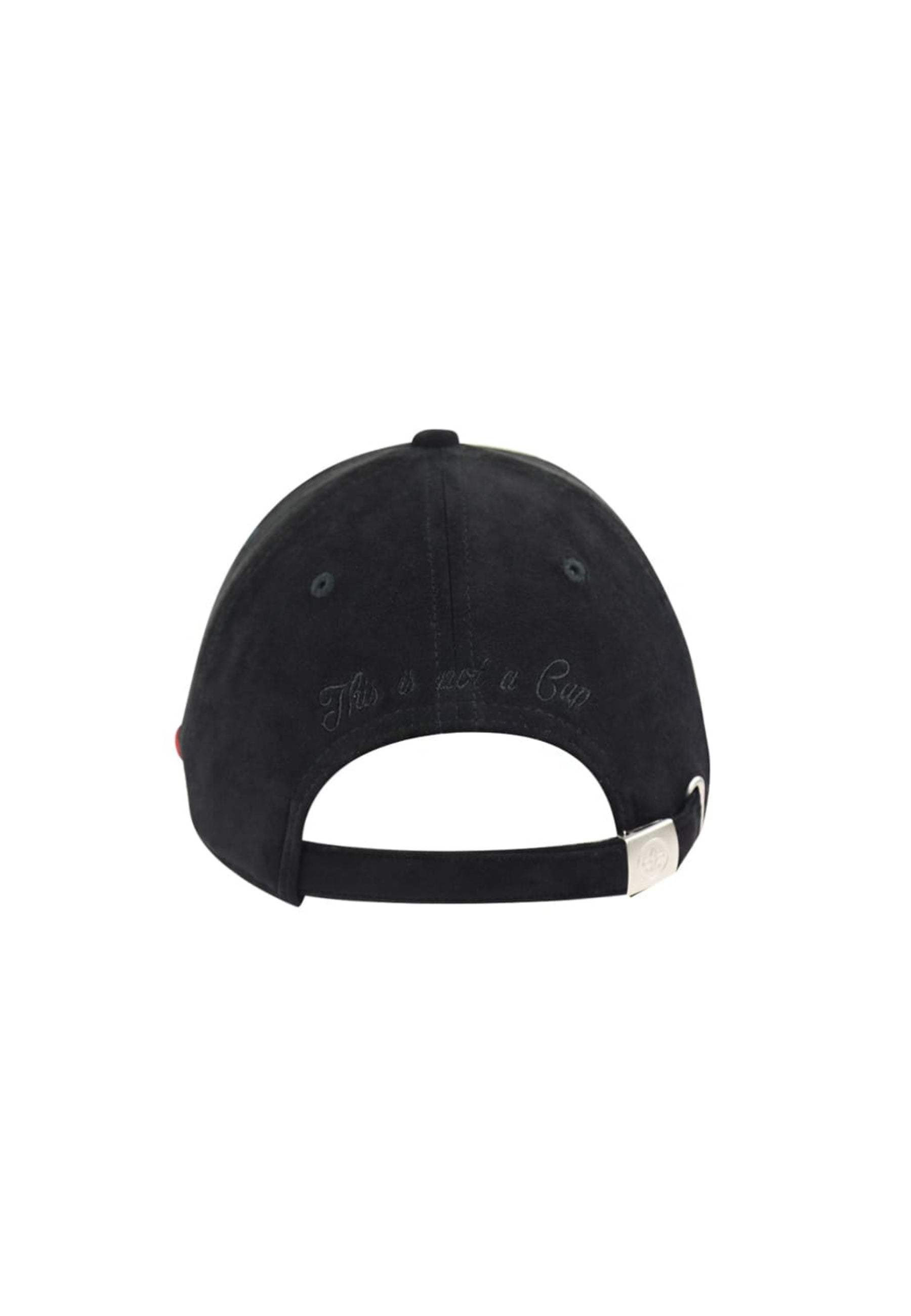 Casquette Suédine in Cappellini Noir LXH   