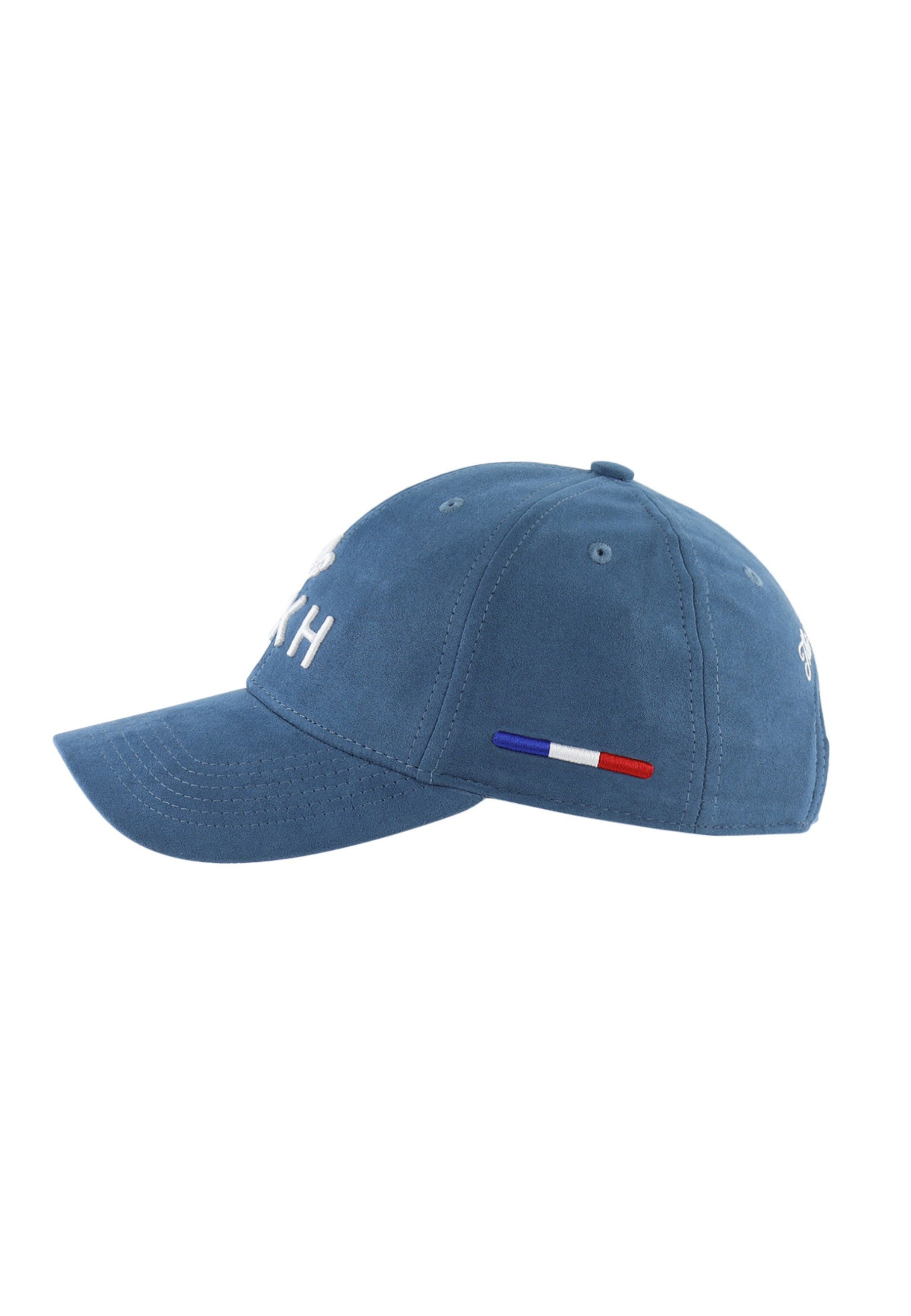 Casquette Suédine in Bleu Canard Caps LXH   