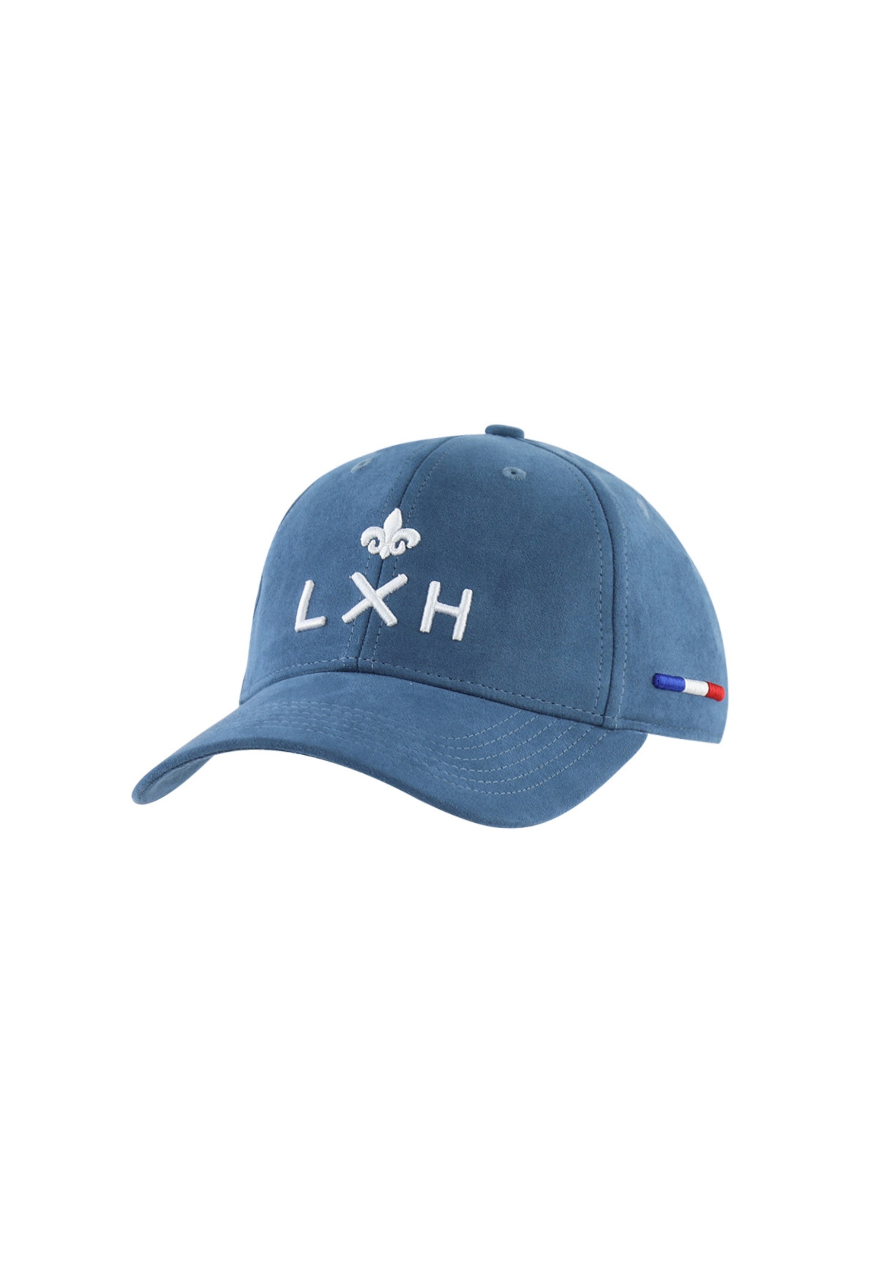 Casquette Suédine in Bleu Canard Caps LXH   