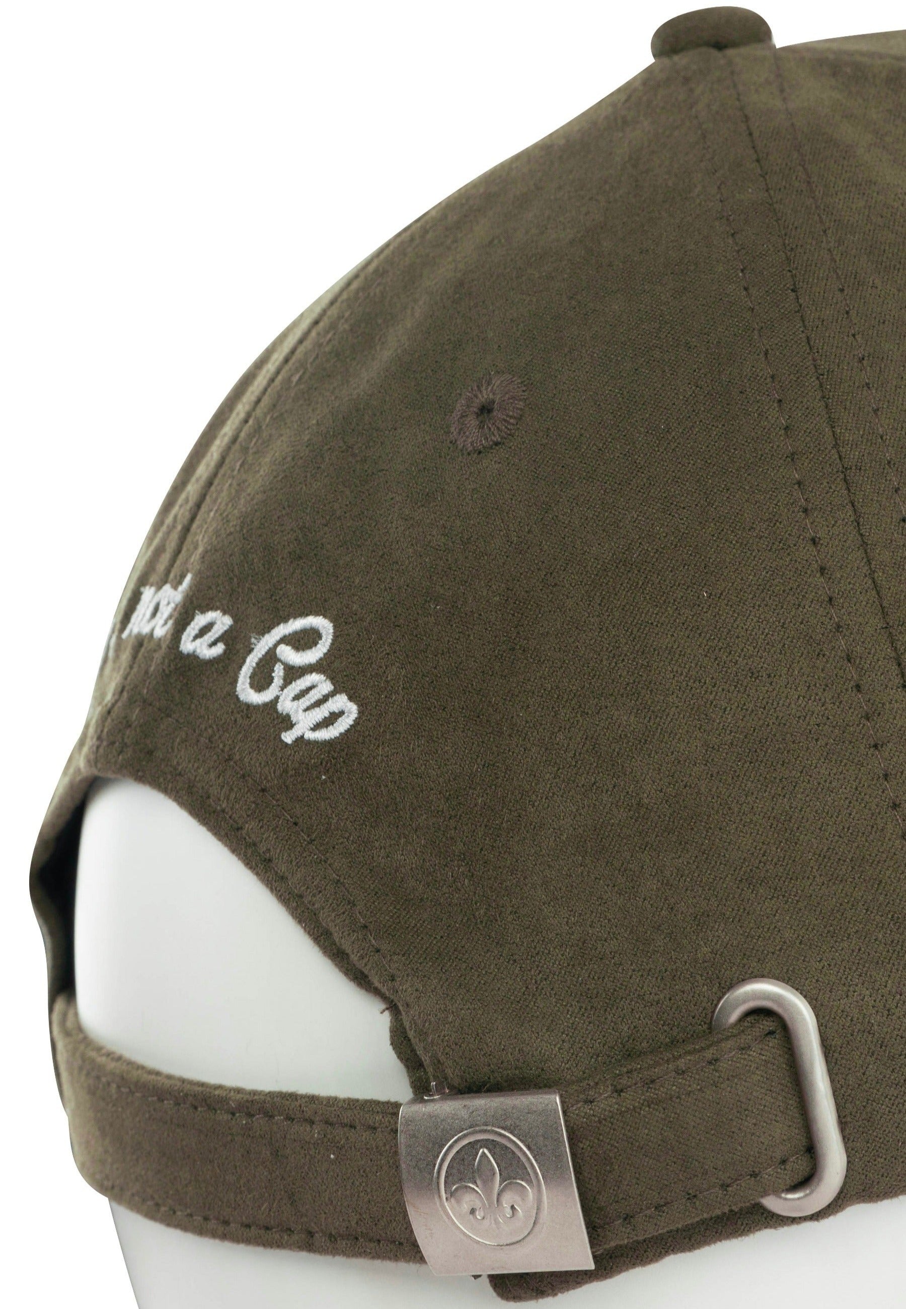 Casquette Suédine - Genève in Kaki Caps LXH   