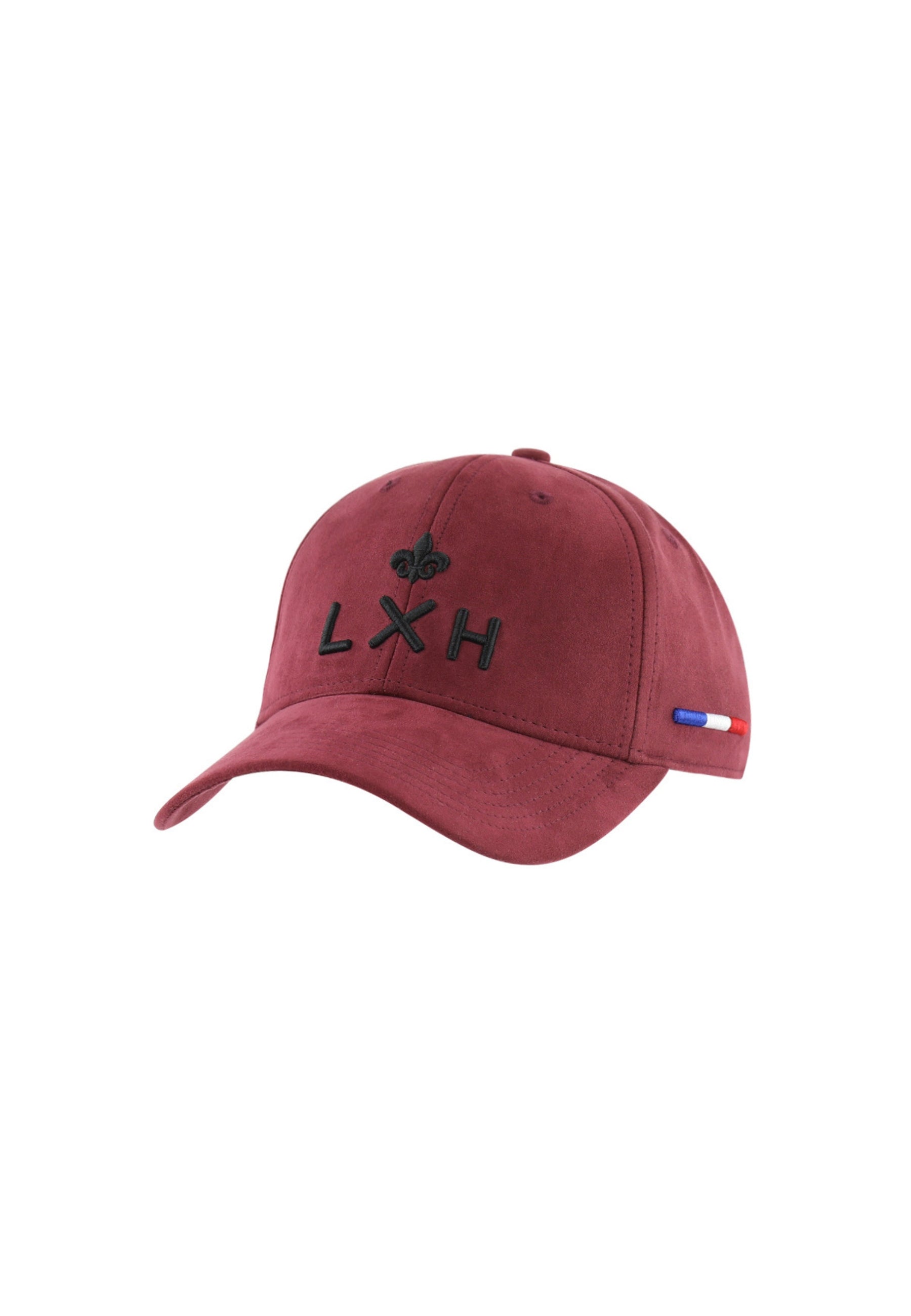 Casquette Suédine in Lie de vin Caps LXH   