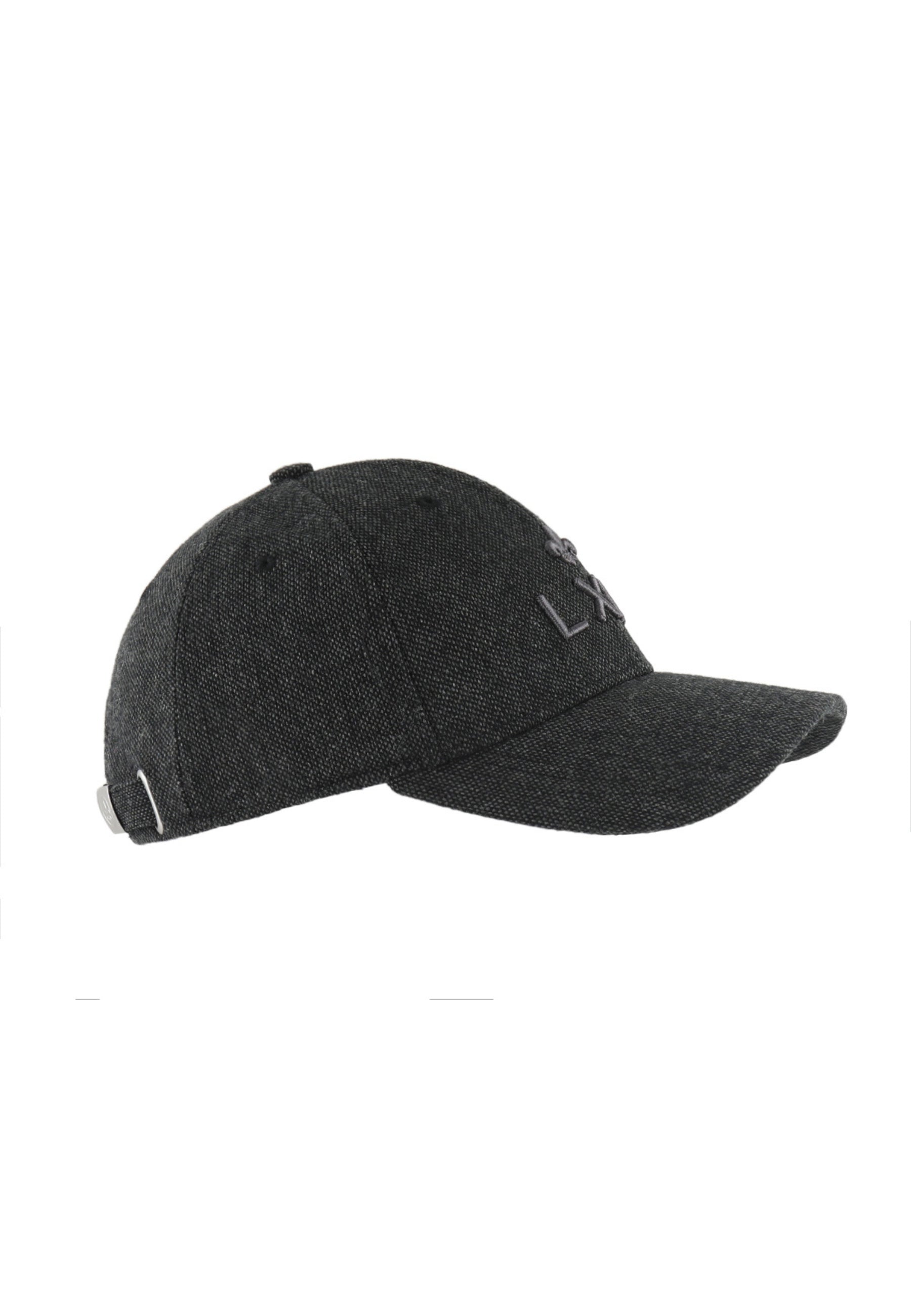 Casquette Laine Piquée in Noir Caps LXH   