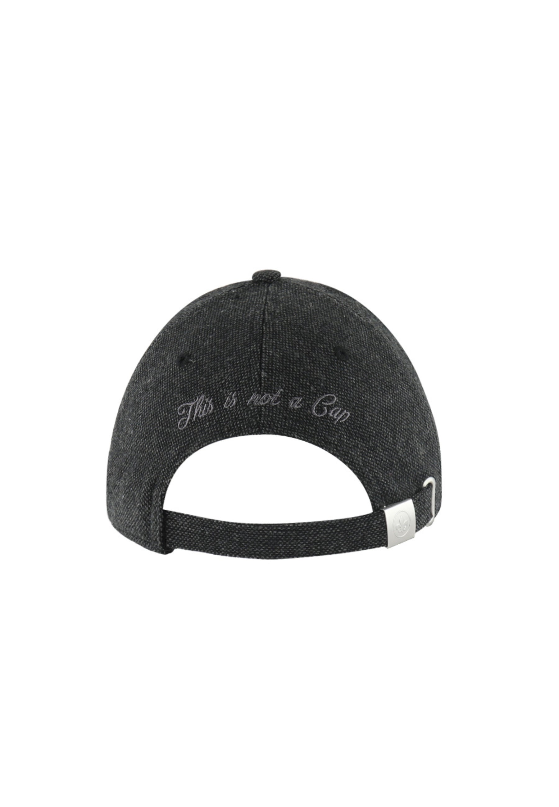 Casquette Laine Piquée in Noir Caps LXH   