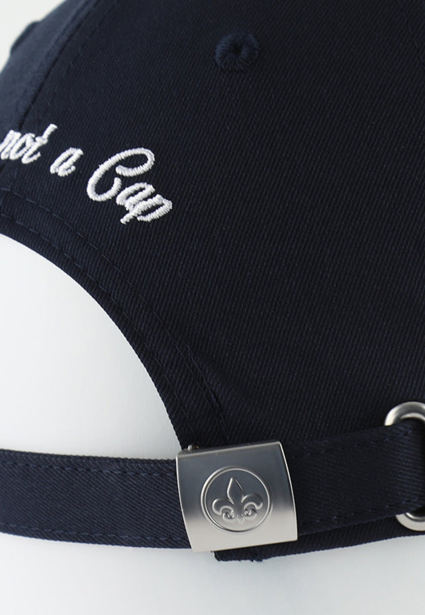 Casquette Coton - Logo in Bleu Marine Caps LXH   