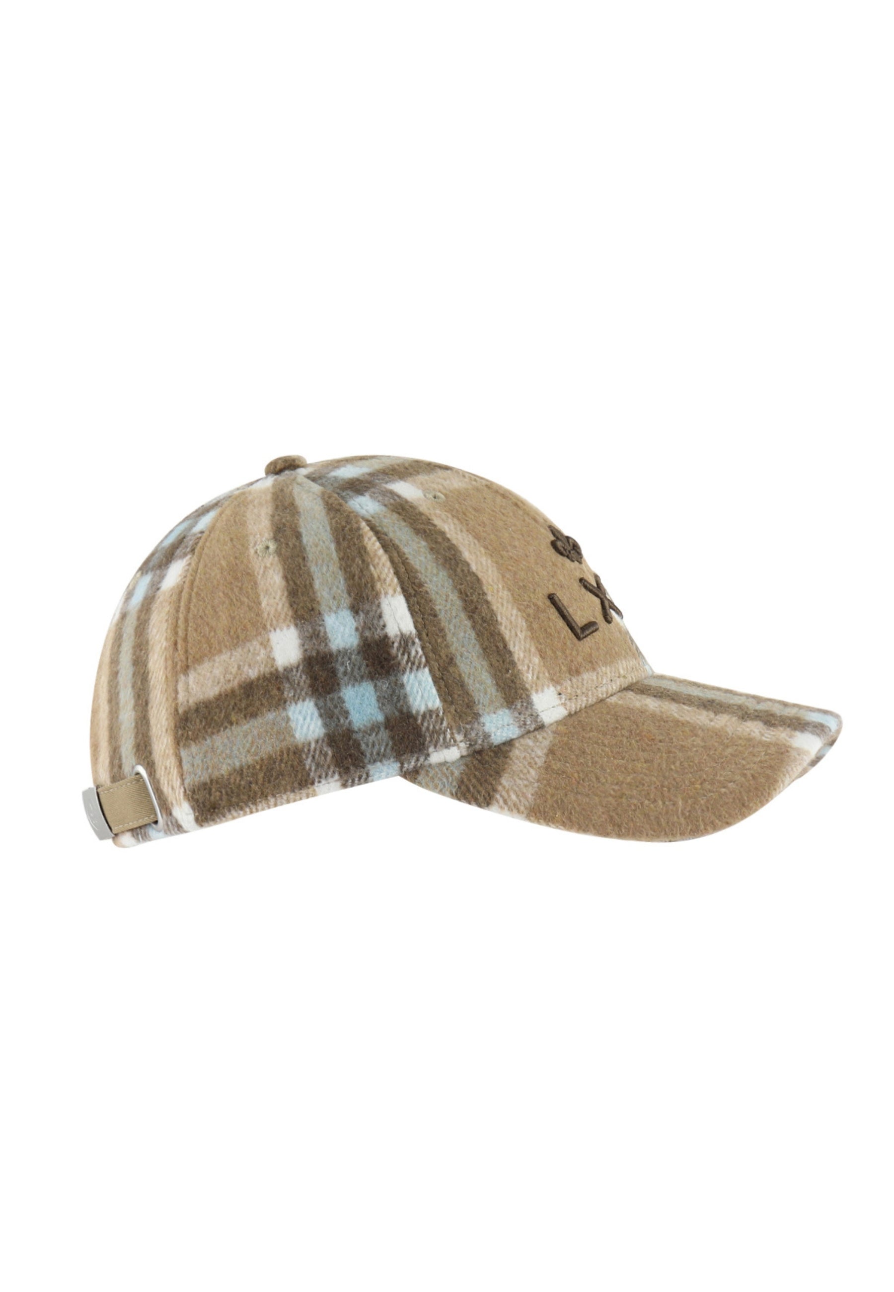 Casquette Tartan in cappucci cammello LXH   