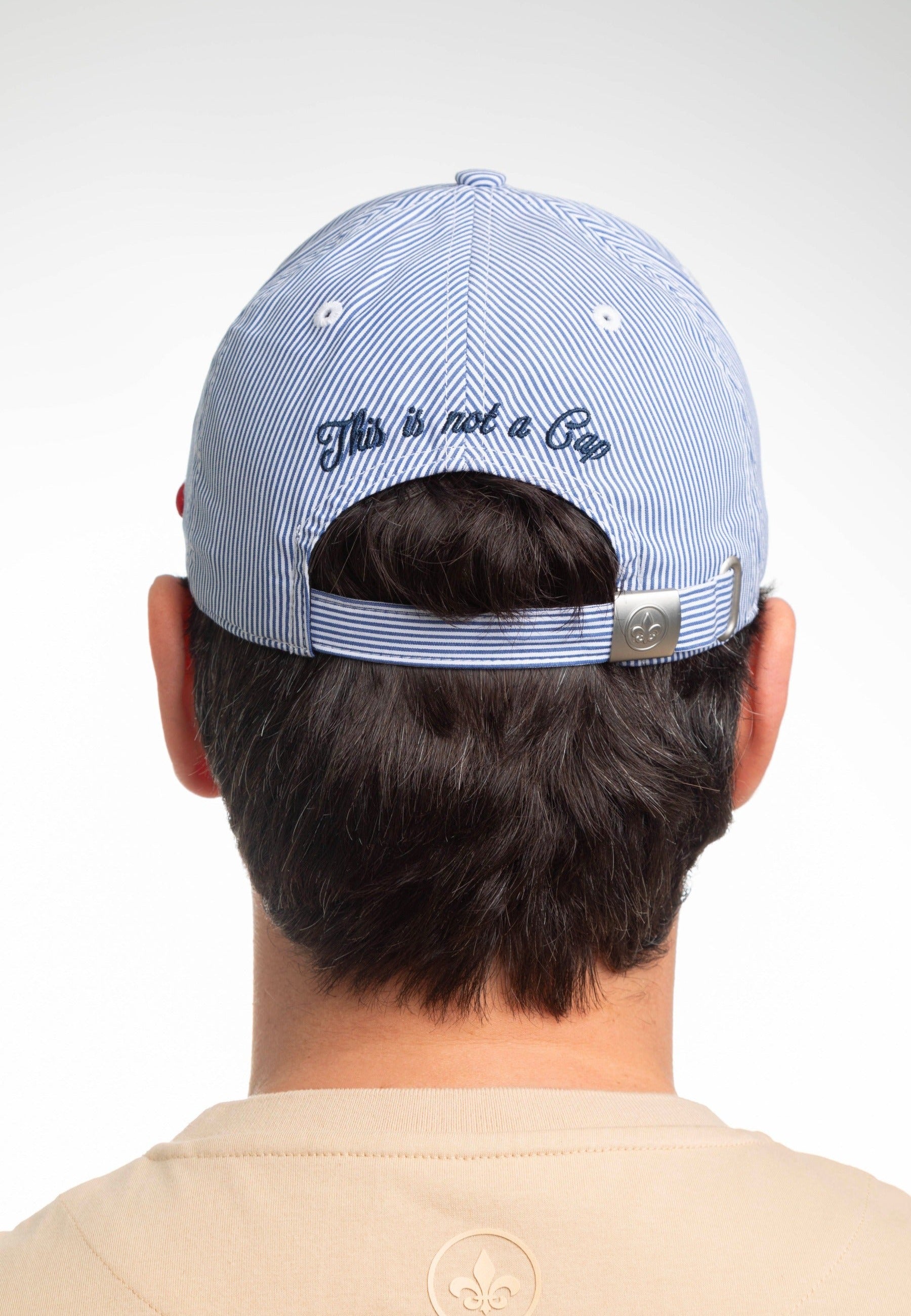 Casquette Ramatuelle in Blanche / Bleu Marine Caps LXH   