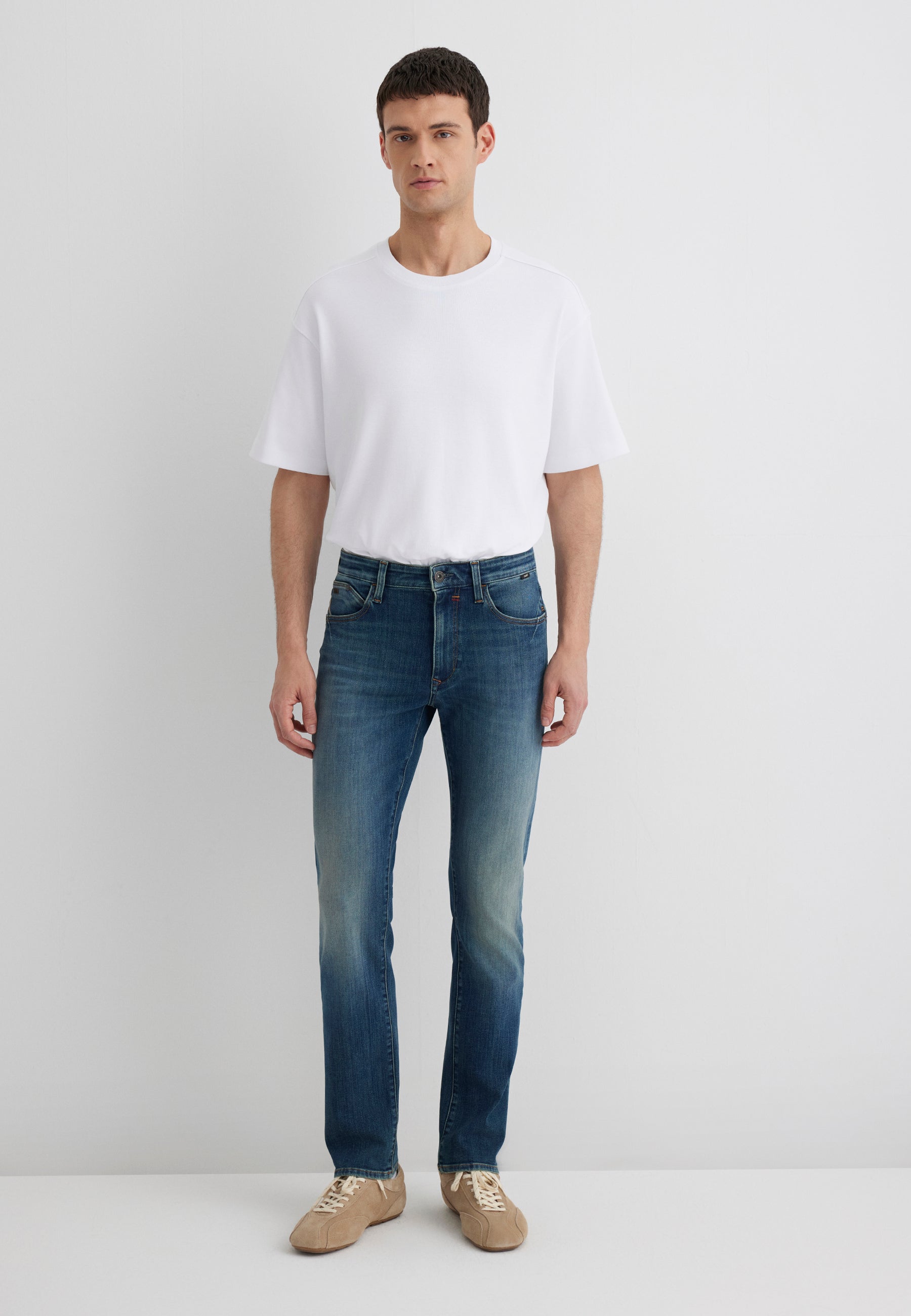 Marcus in Jeans Indigo Ultra Move usati Mavi