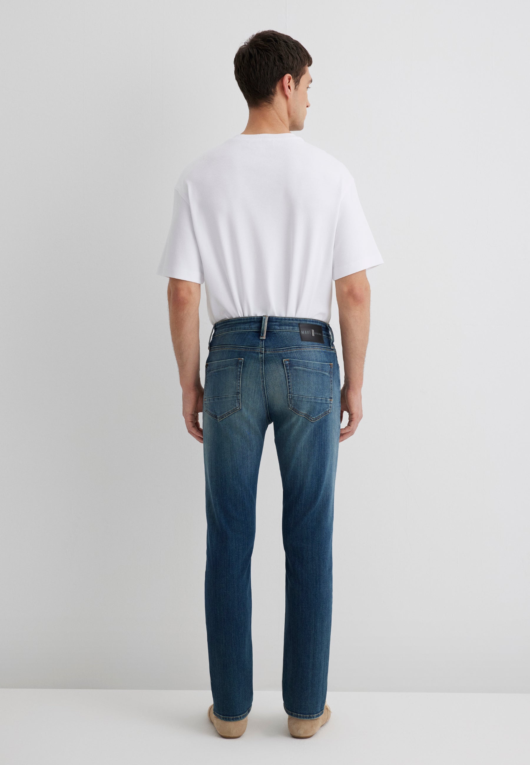 Marcus in Jeans Indigo Ultra Move usati Mavi