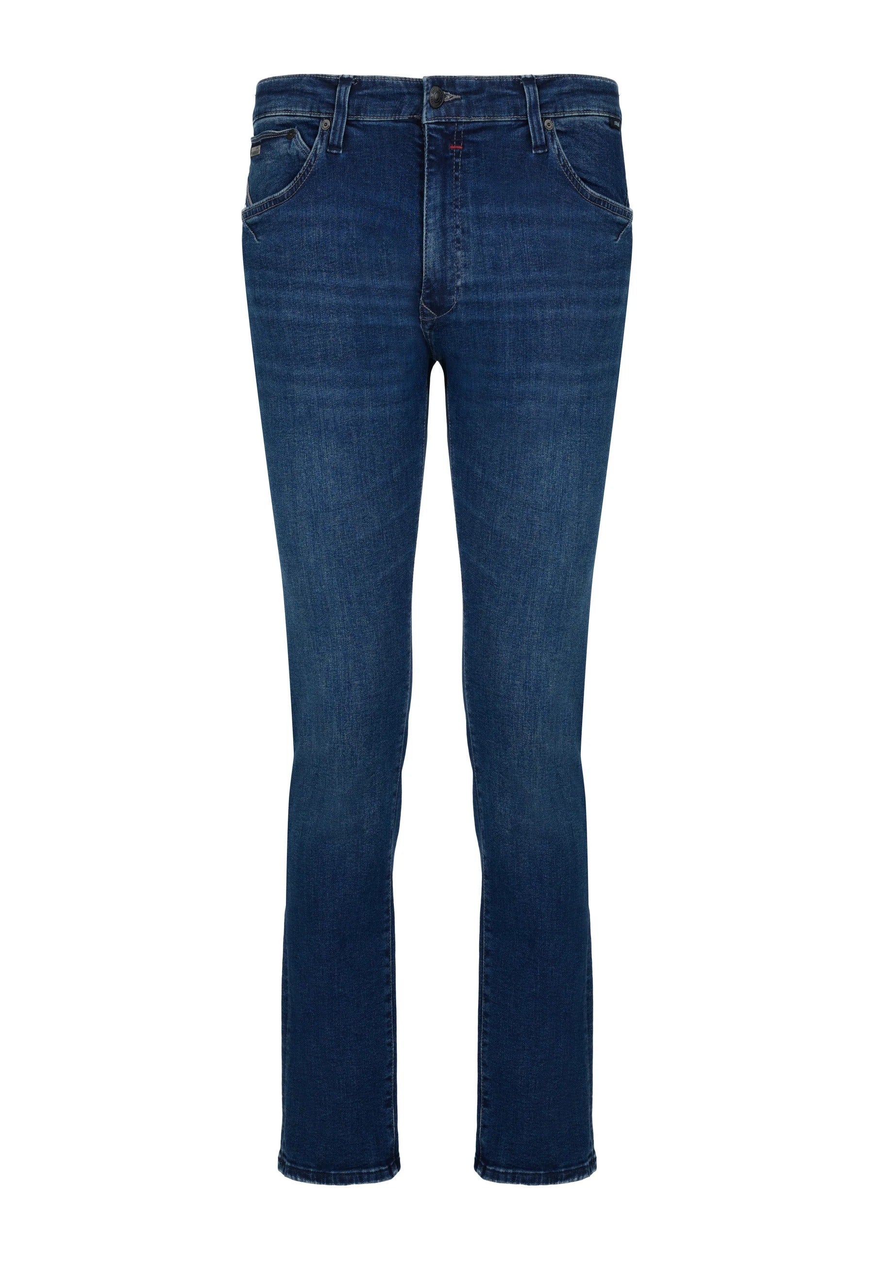 Marcus in Jeans Ultra Move spazzolato scuro Mavi