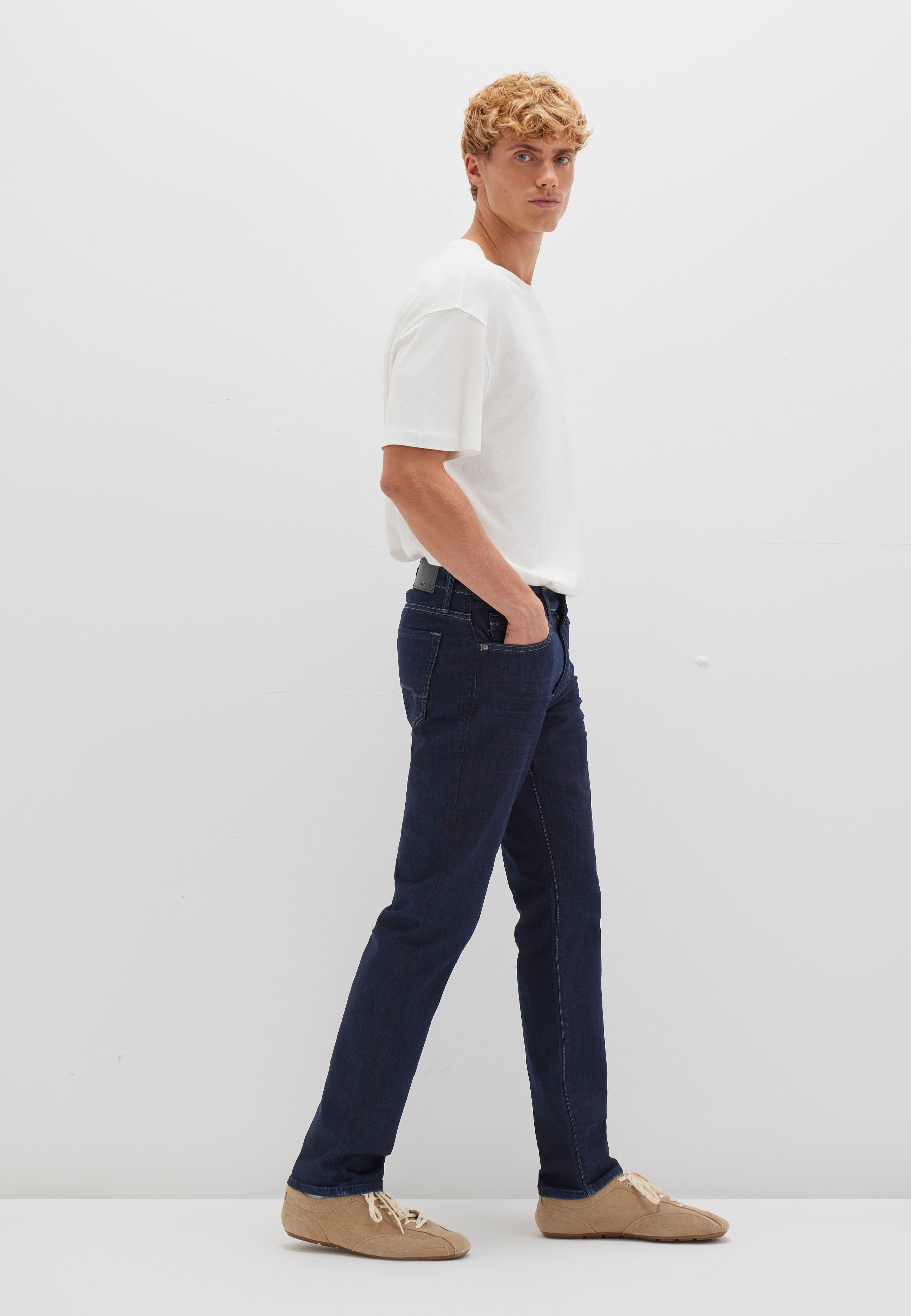 Marcus in Jeans Comfort Risciacquati Mavi