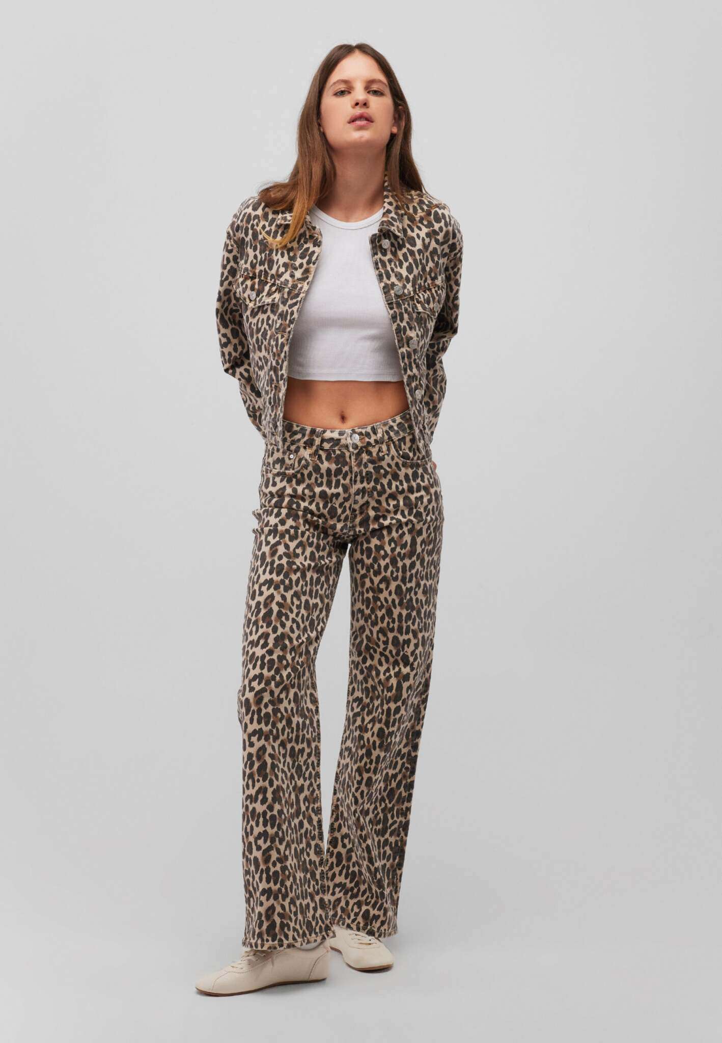 Malibu in jeans leopardati Mavi