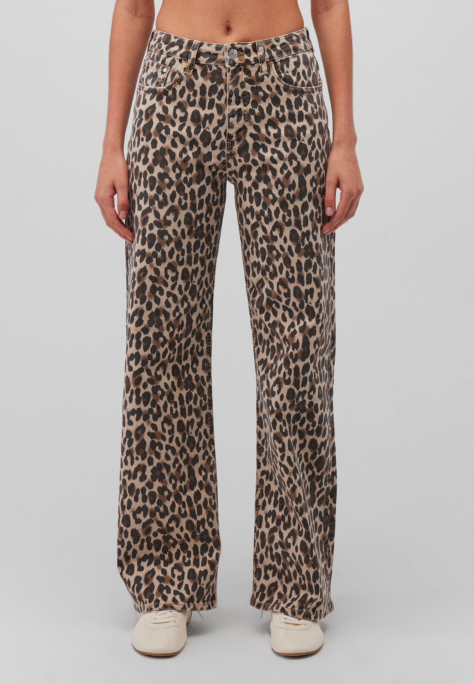 Malibu in jeans leopardati Mavi