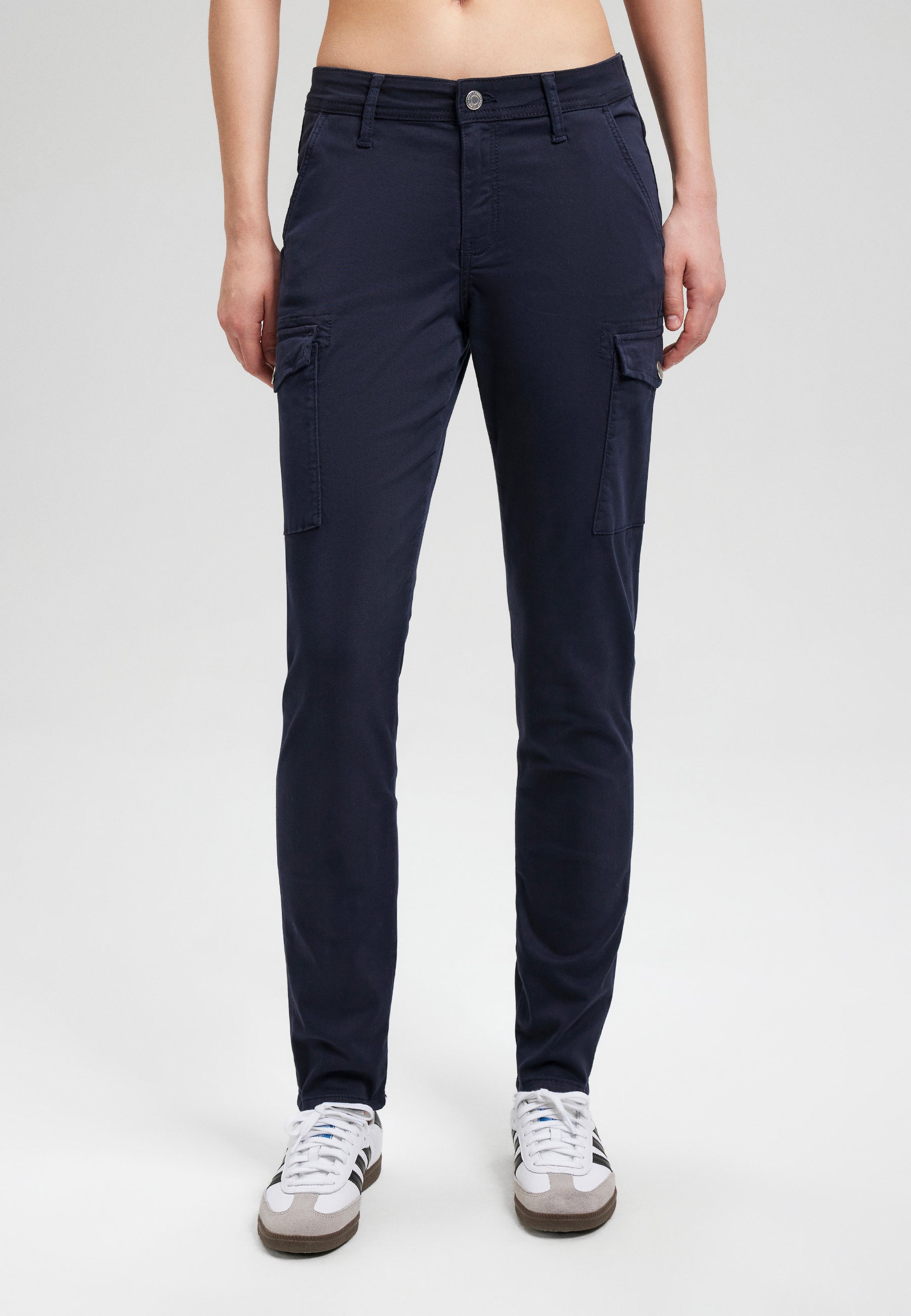 Luzi in Blazer Navy Pantaloni di senape Mavi   