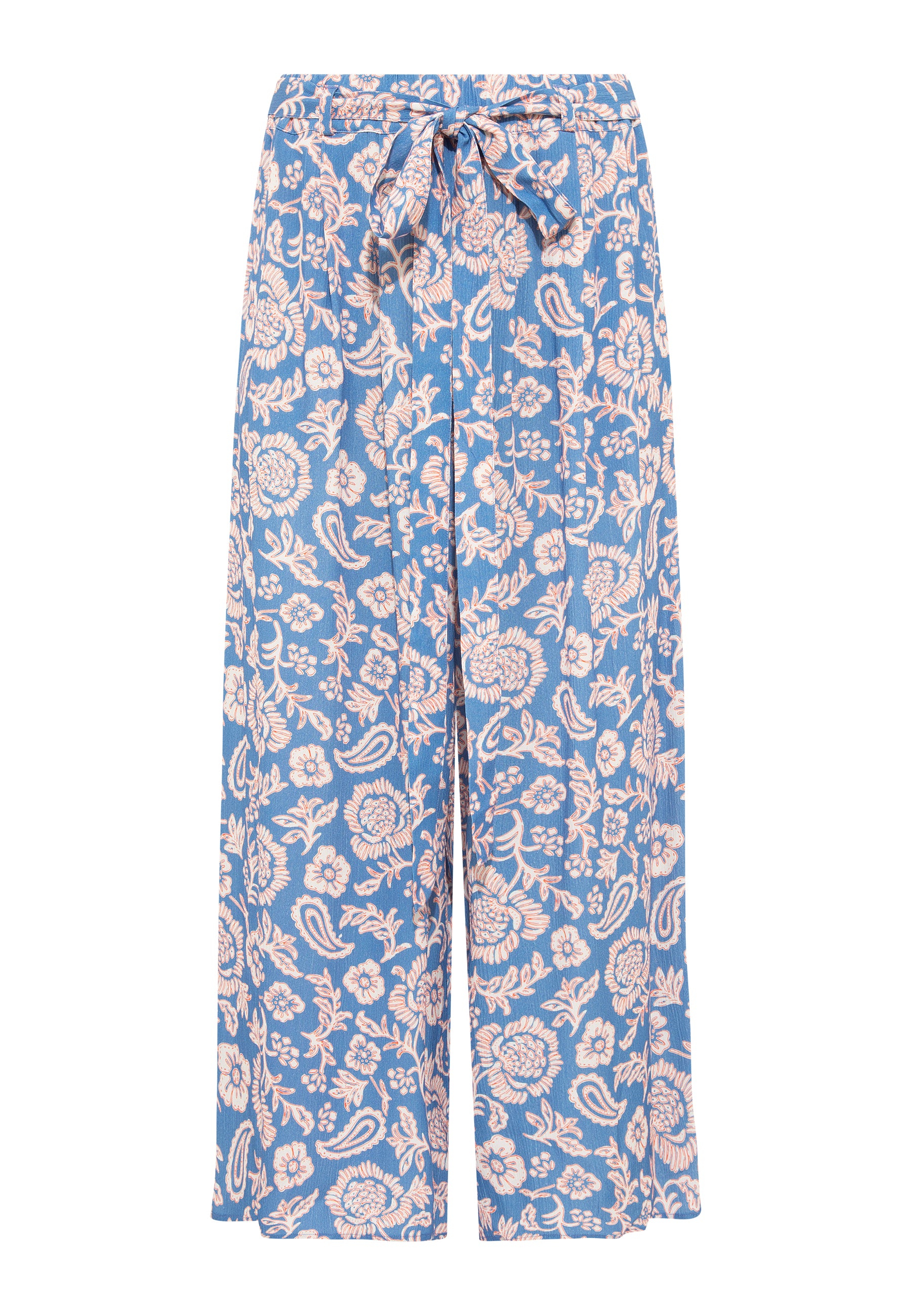 Pantaloni in tessuto con stampa paisley blu Mavi   