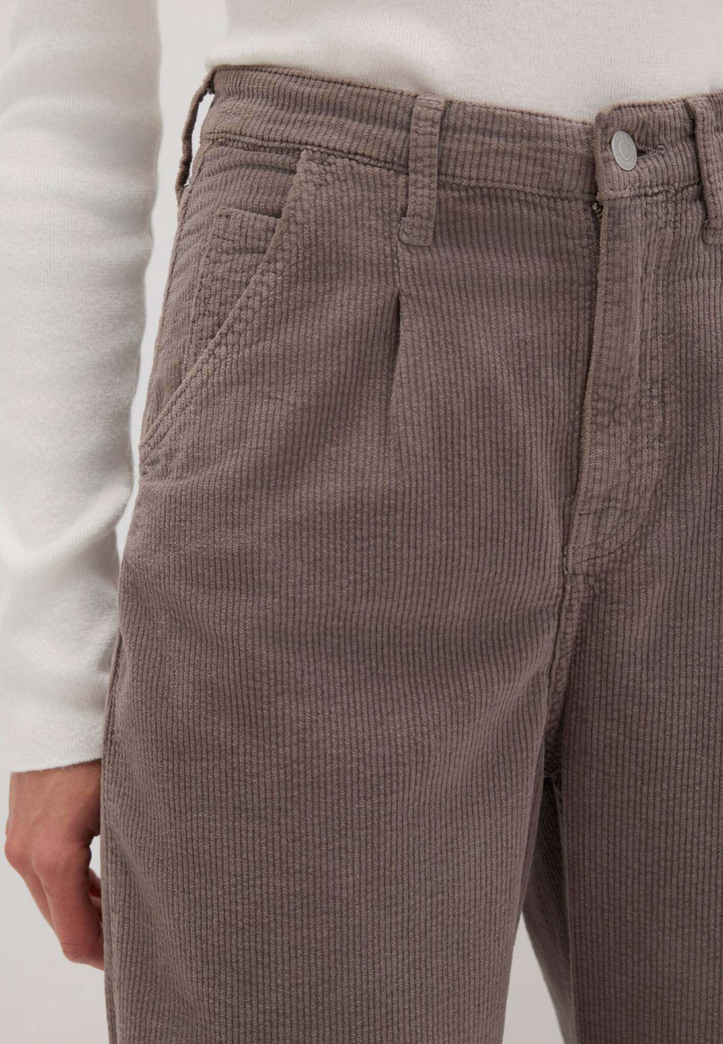 Laura in pantaloni di corda grigio antracite Mavi