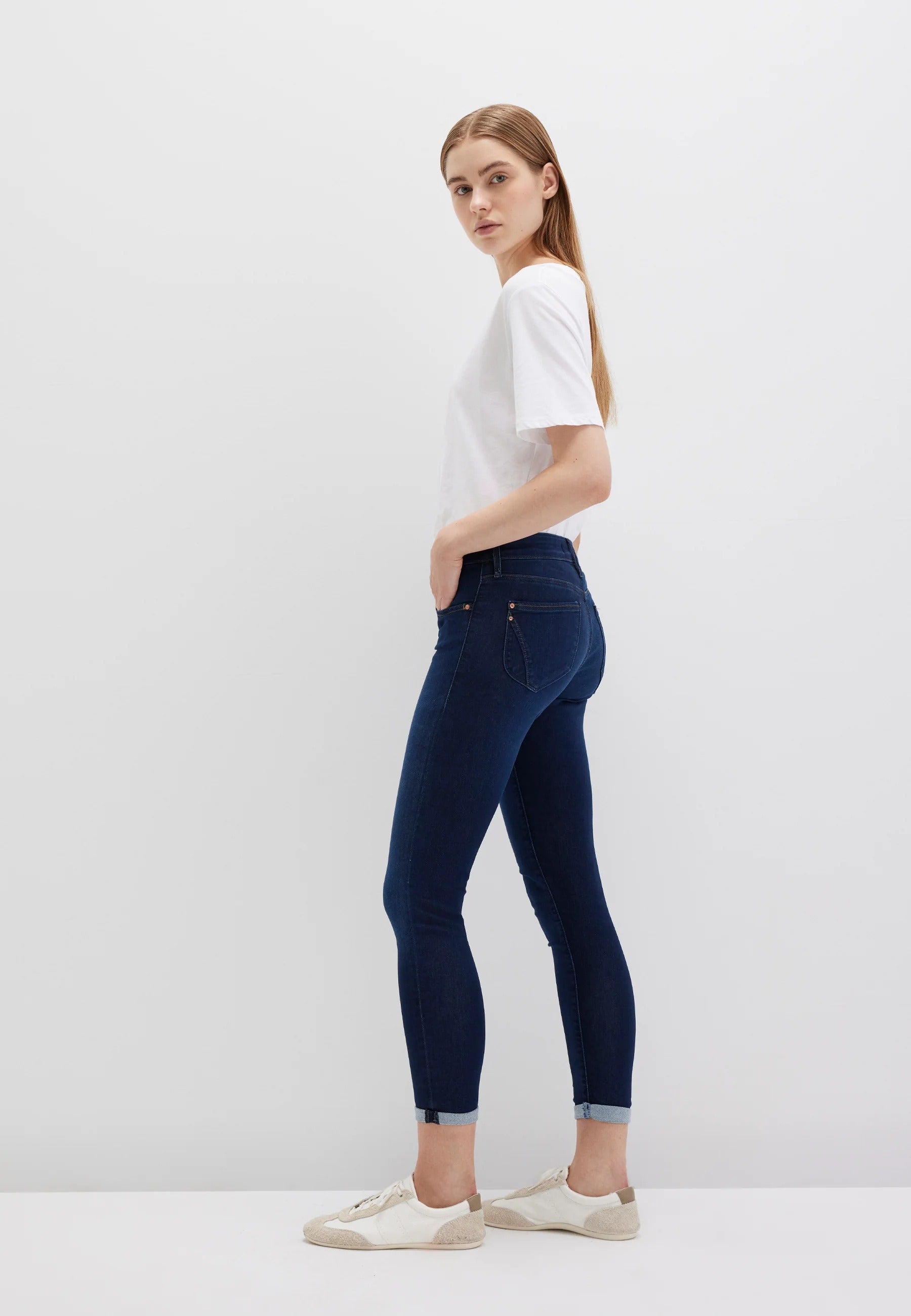 Lexy in Jeans Glam di senape profonda Mavi