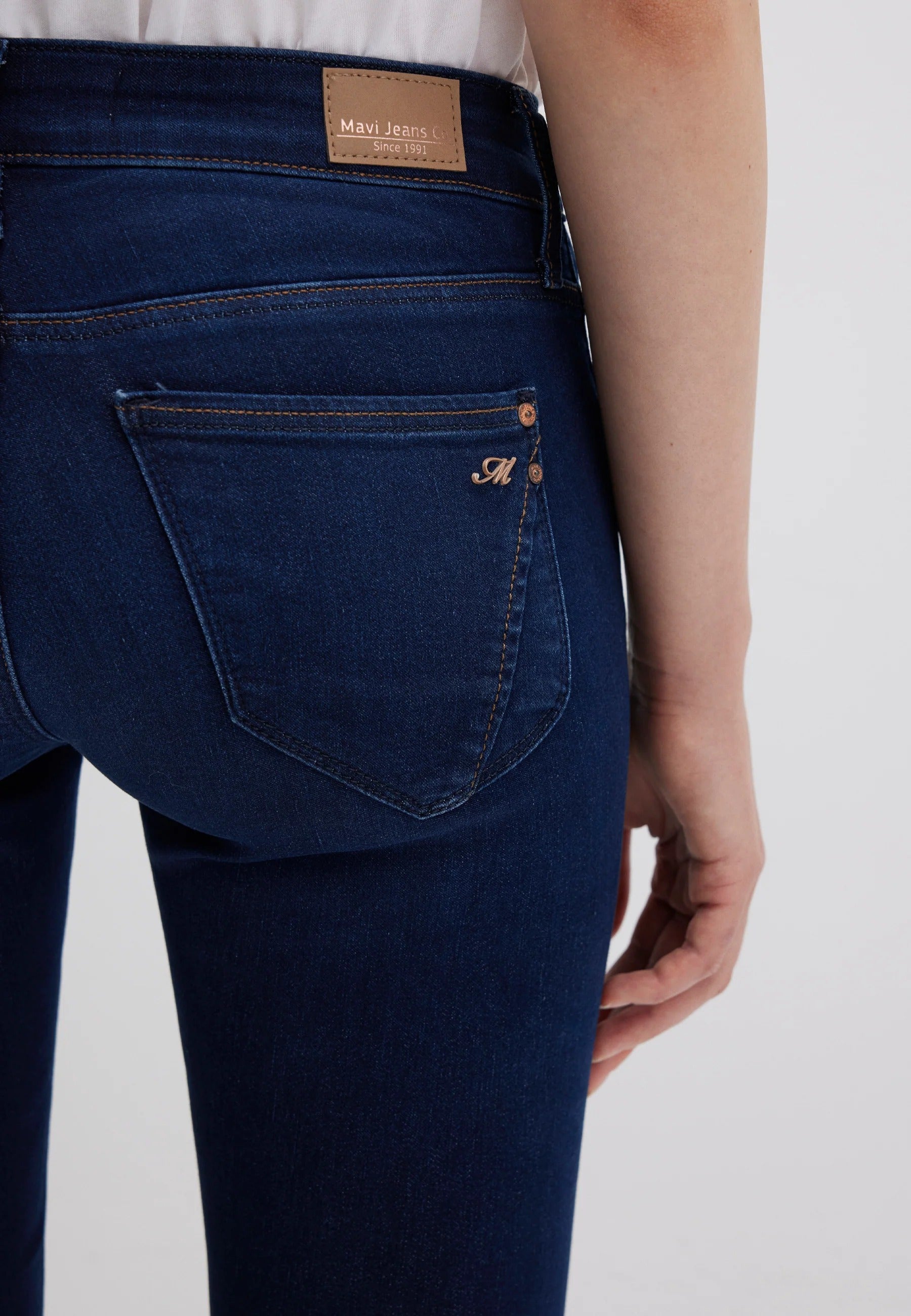 Lexy in Jeans Glam di senape profonda Mavi