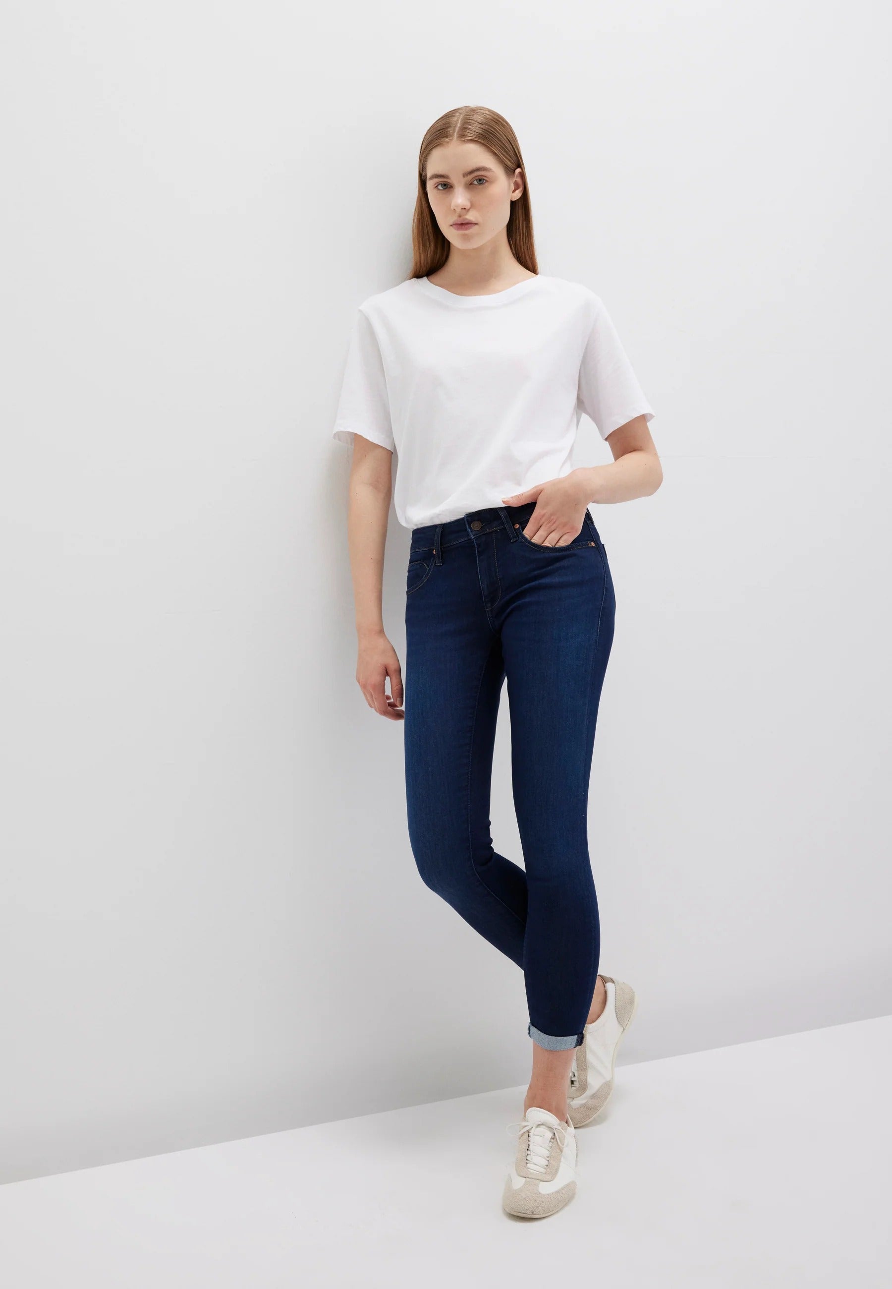 Lexy in Jeans Glam di senape profonda Mavi