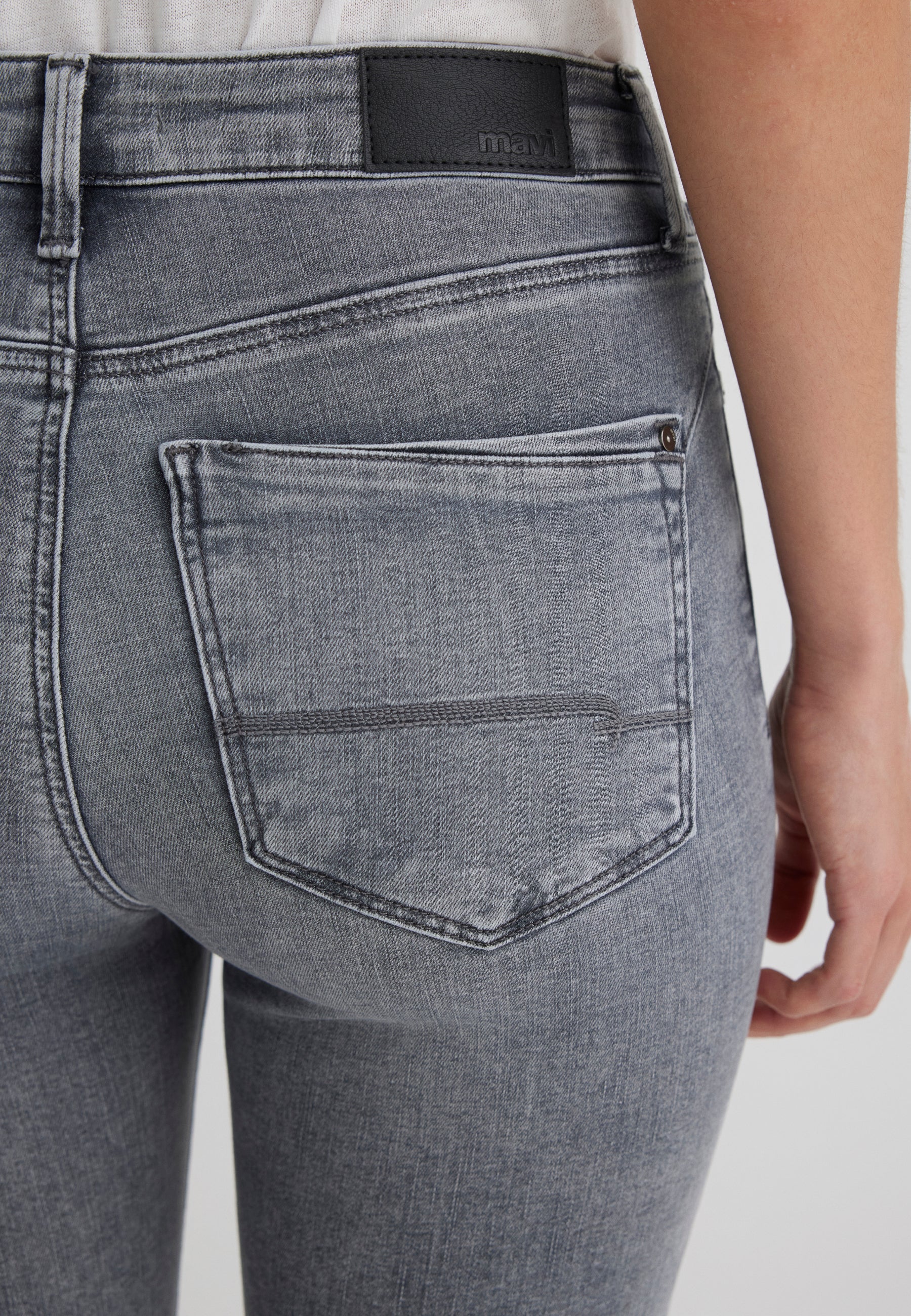 Kendra in jeans glam spazzolati grigi Mavi