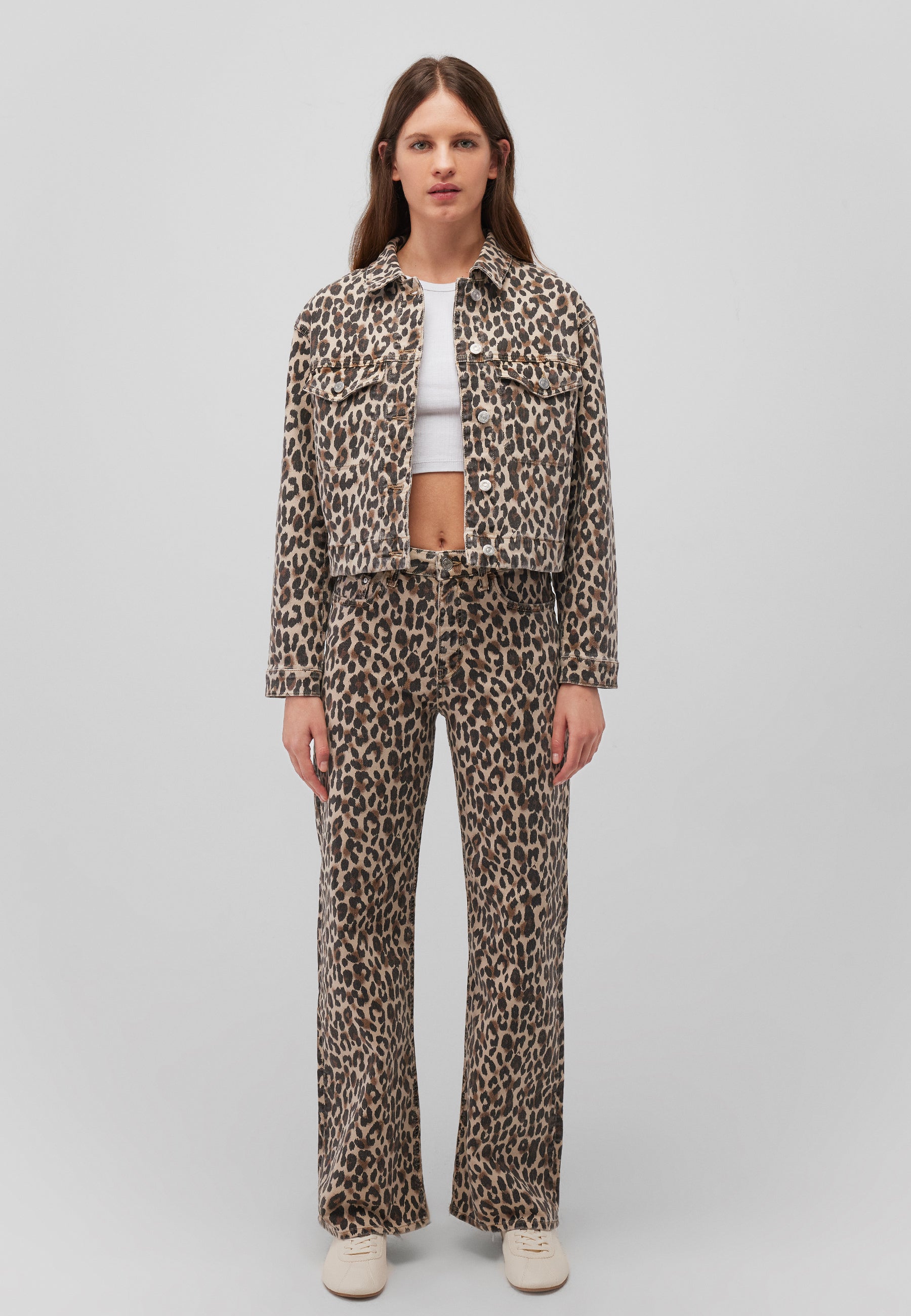 Maren in giacca di jeans leopardata Mavi