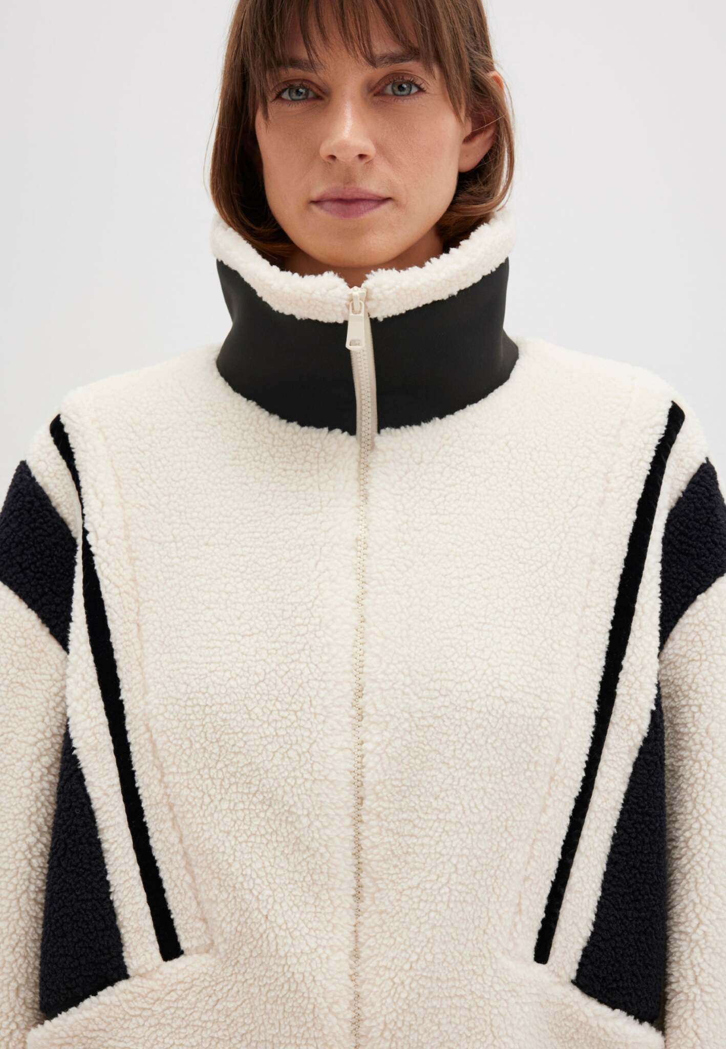 Giacca Polar in Ecrù Giacche Mavi