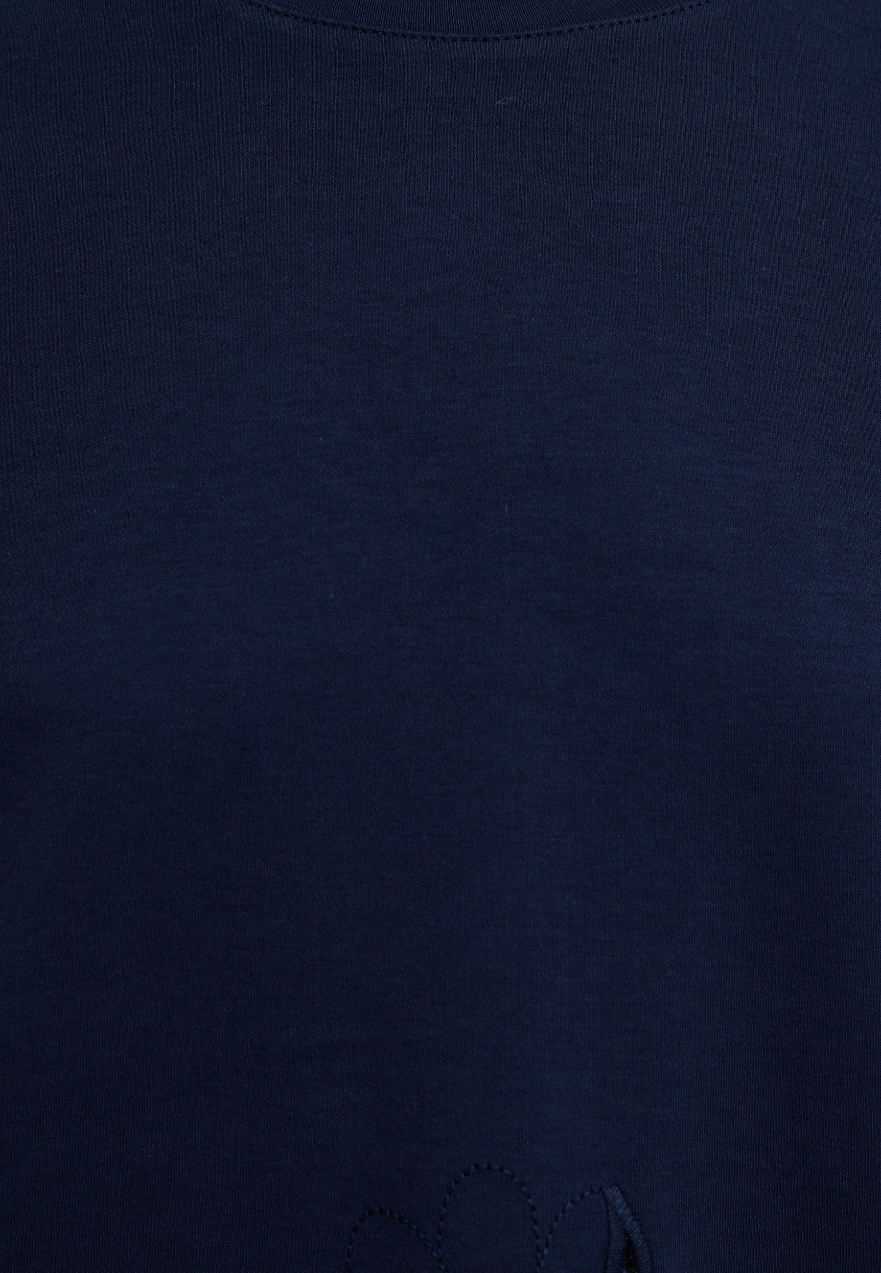 Maglietta a maniche corte in jersey alla moda blu navy Blazer T-Shirts Mavi