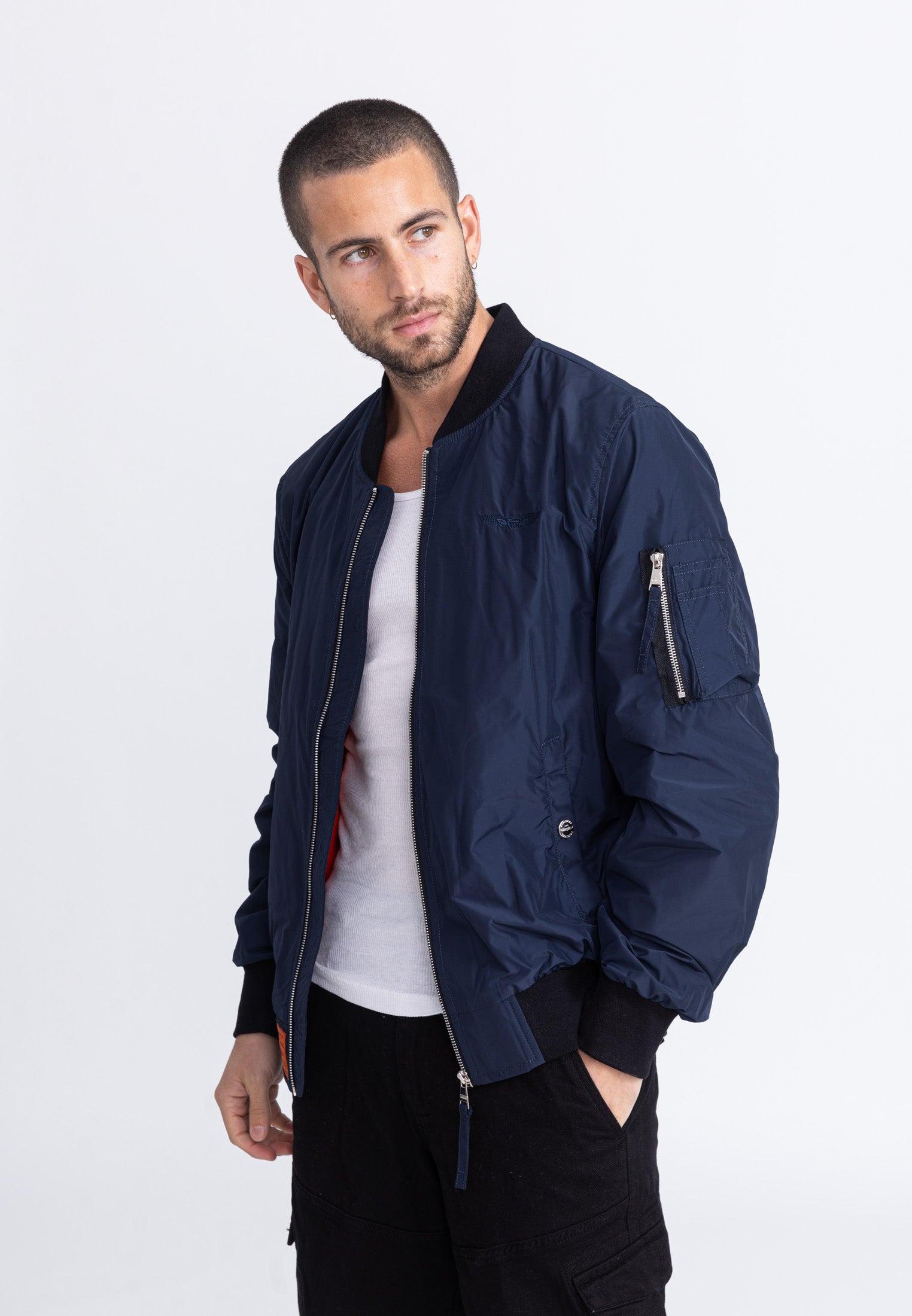 MA1 M Giubbotto bomber in giacca Navy Bombers Original   