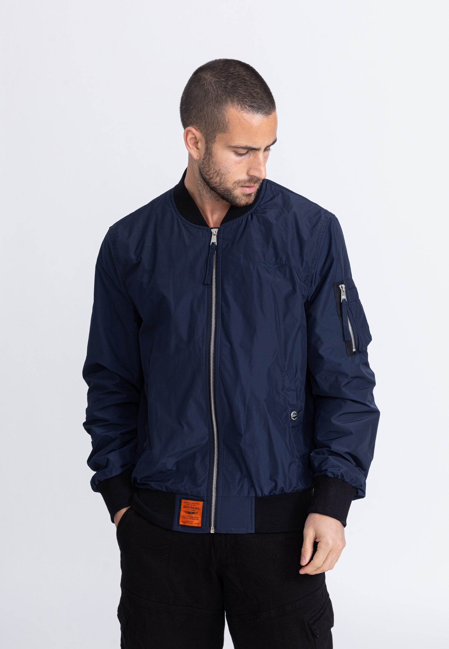 MA1 M Giubbotto bomber in giacca Navy Bombers Original   