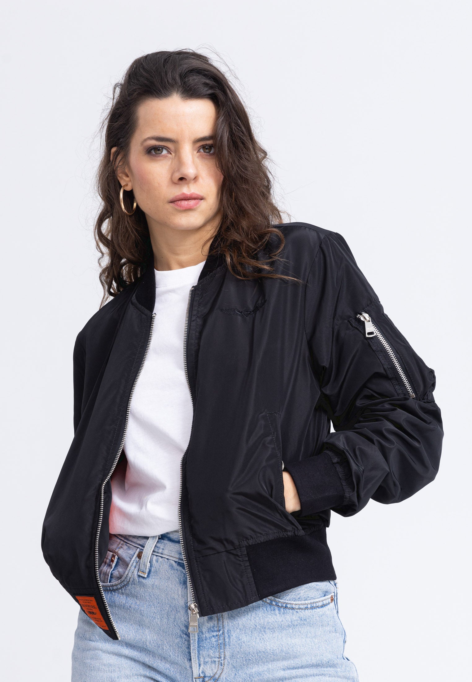 Giacca bomber MA1 W in nero Bombers Original   