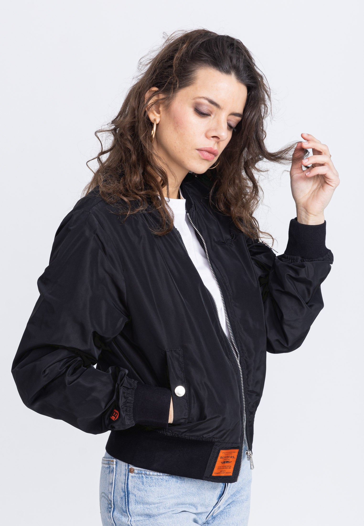 Giacca bomber MA1 W in nero Bombers Original   